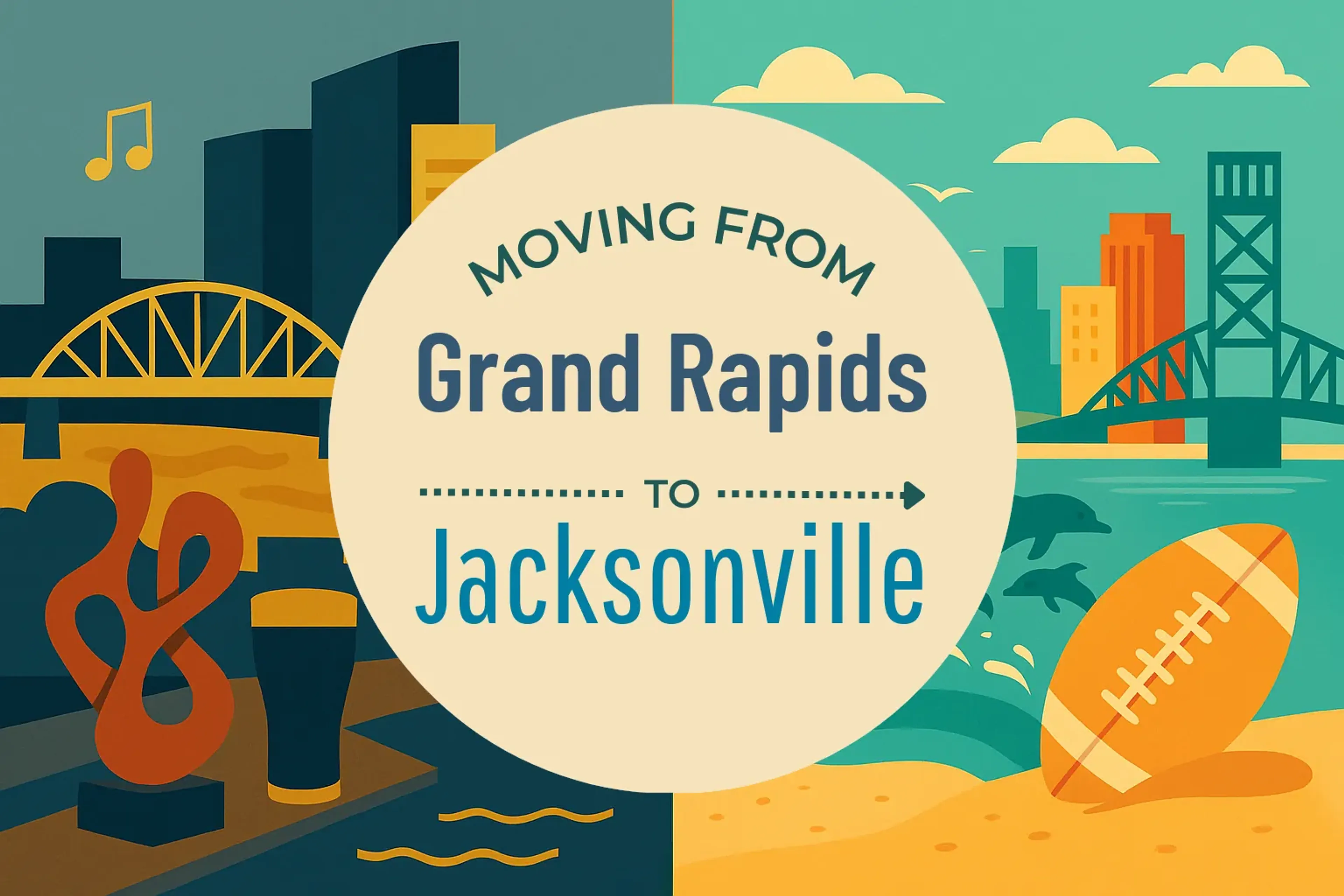 Side-by-side comparison of Grand Rapids to Jacksonville moving companies