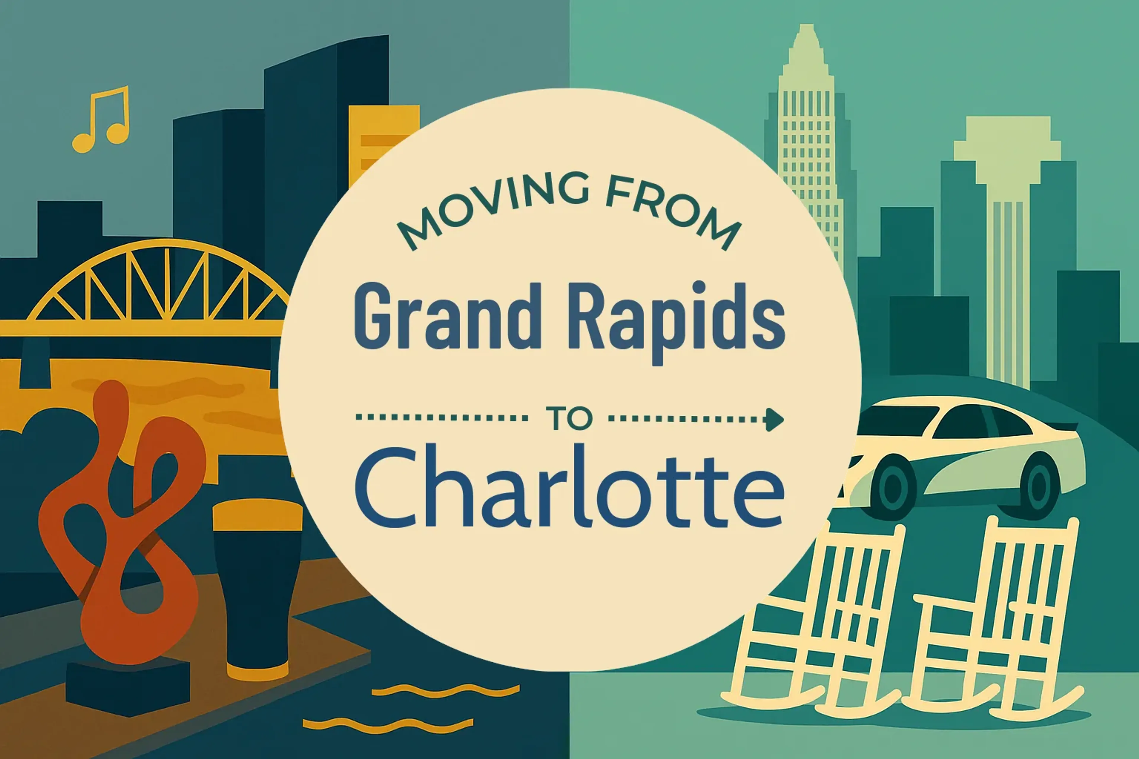 Side-by-side comparison of Grand Rapids to Charlotte moving companies