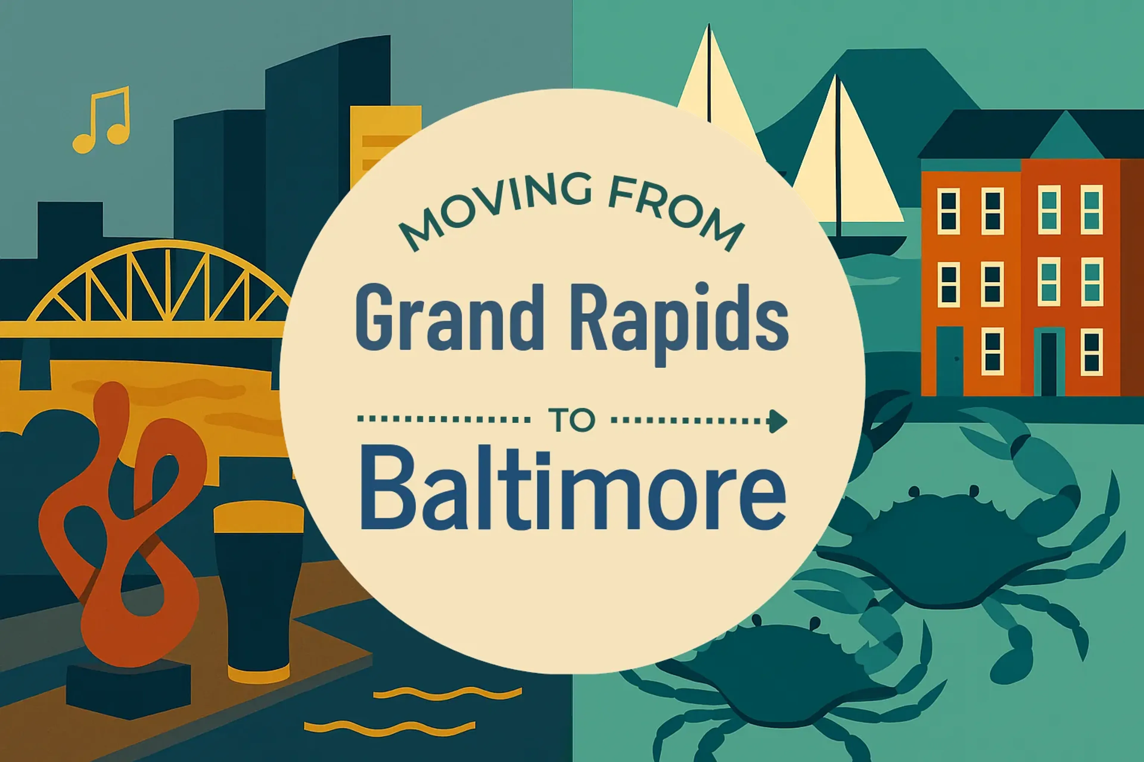 Side-by-side comparison of Grand Rapids to Baltimore moving companies