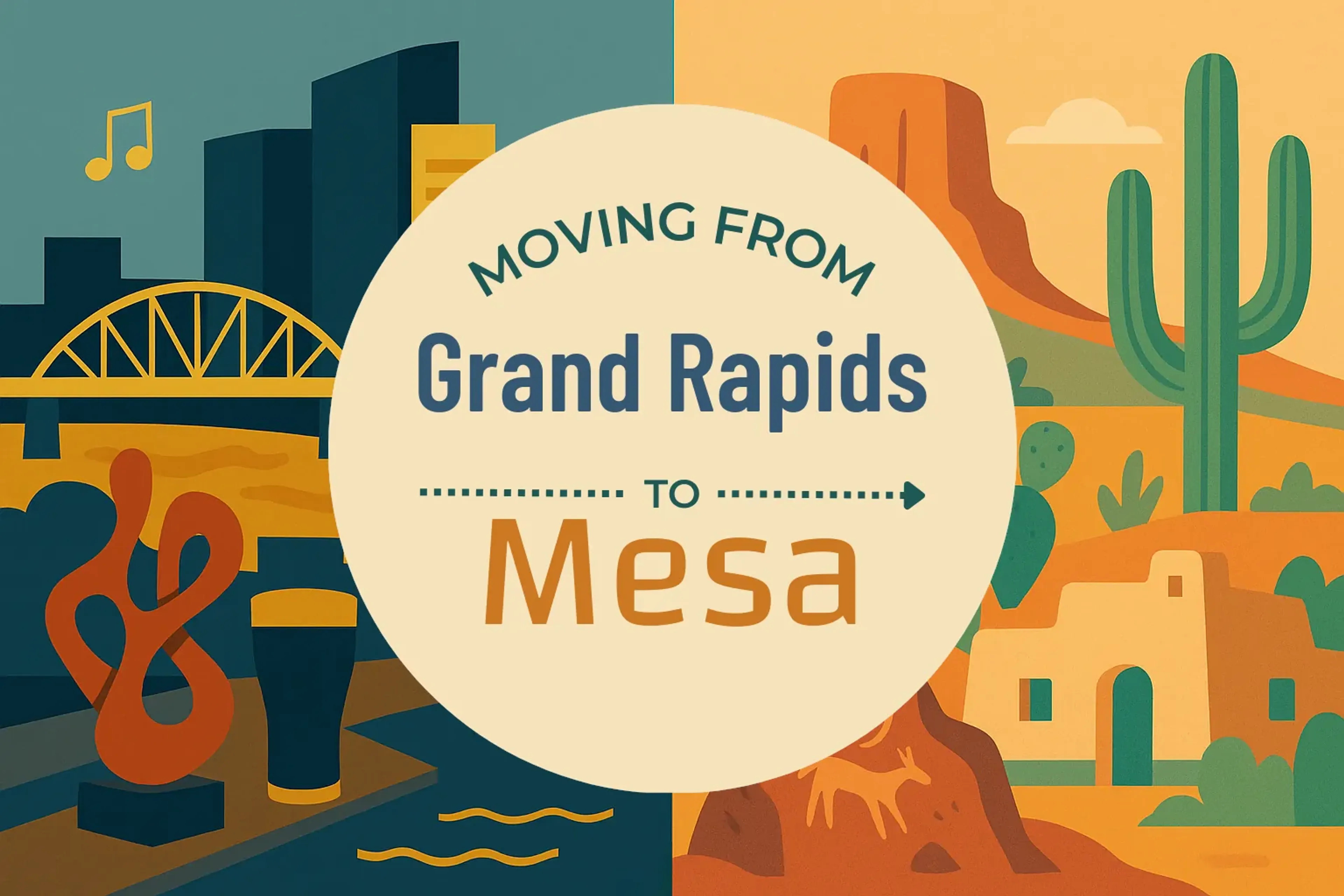 Side-by-side comparison of Grand Rapids to Mesa moving companies