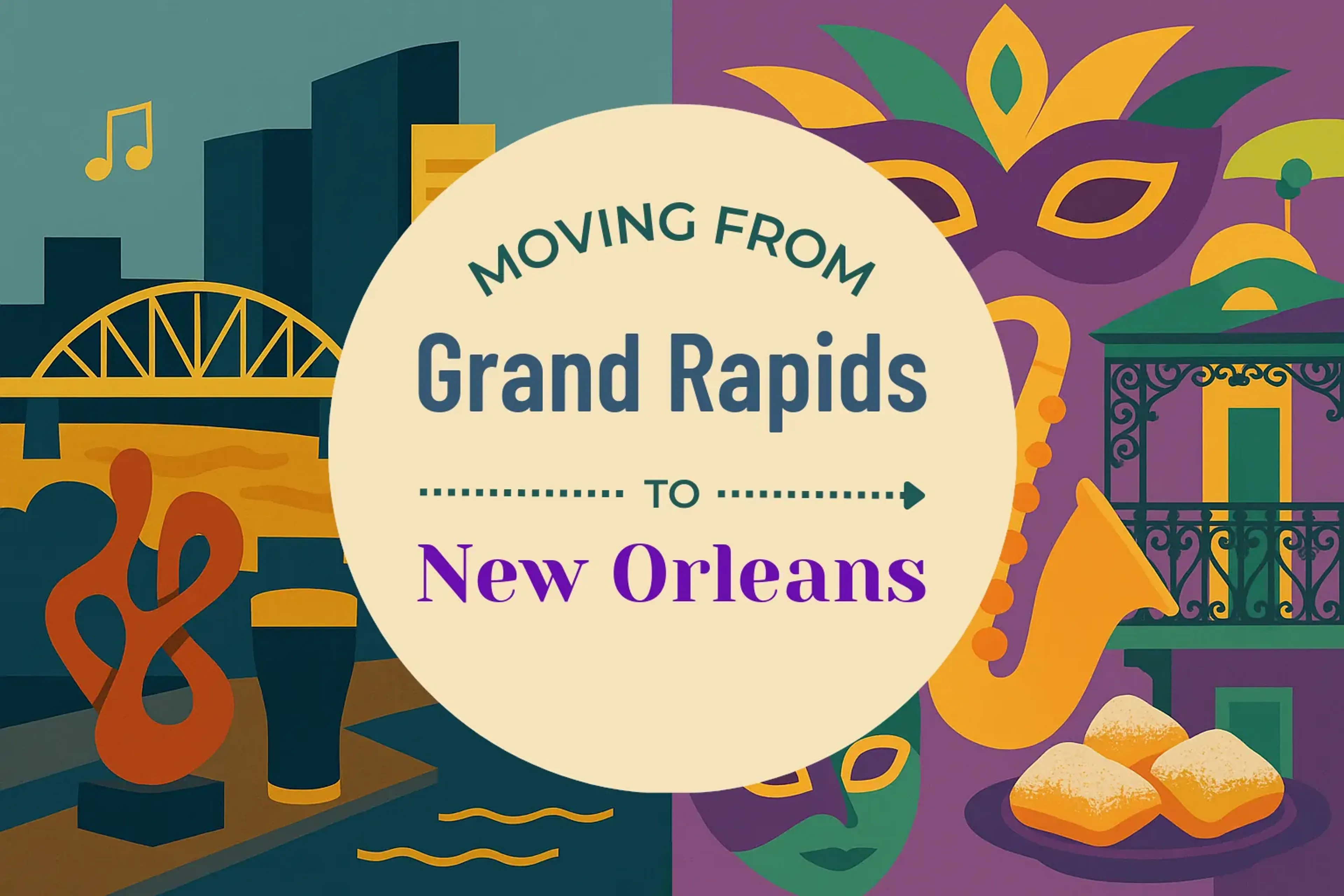 Side-by-side comparison of Grand Rapids to New Orleans moving companies