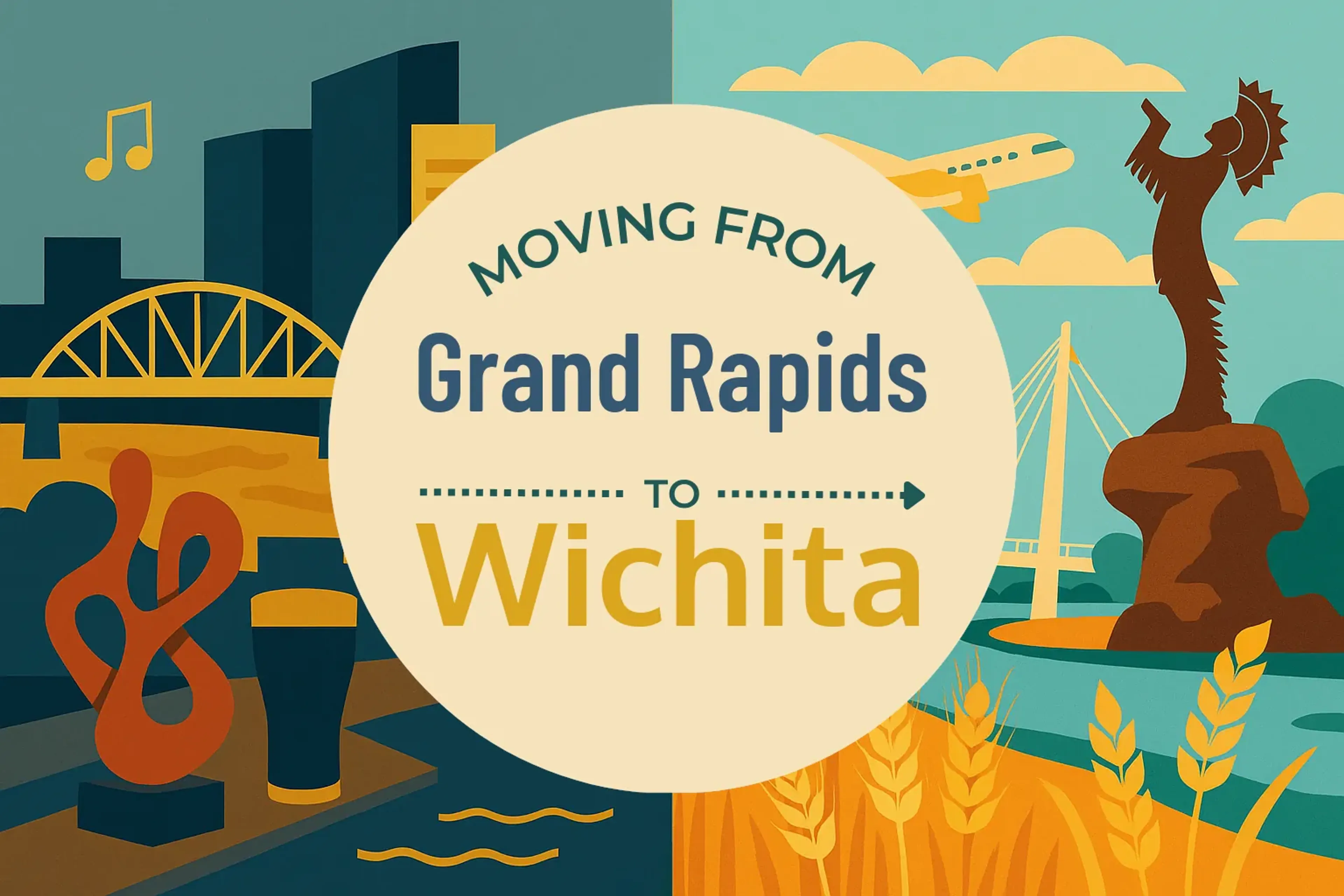 Side-by-side comparison of Grand Rapids to Wichita moving companies
