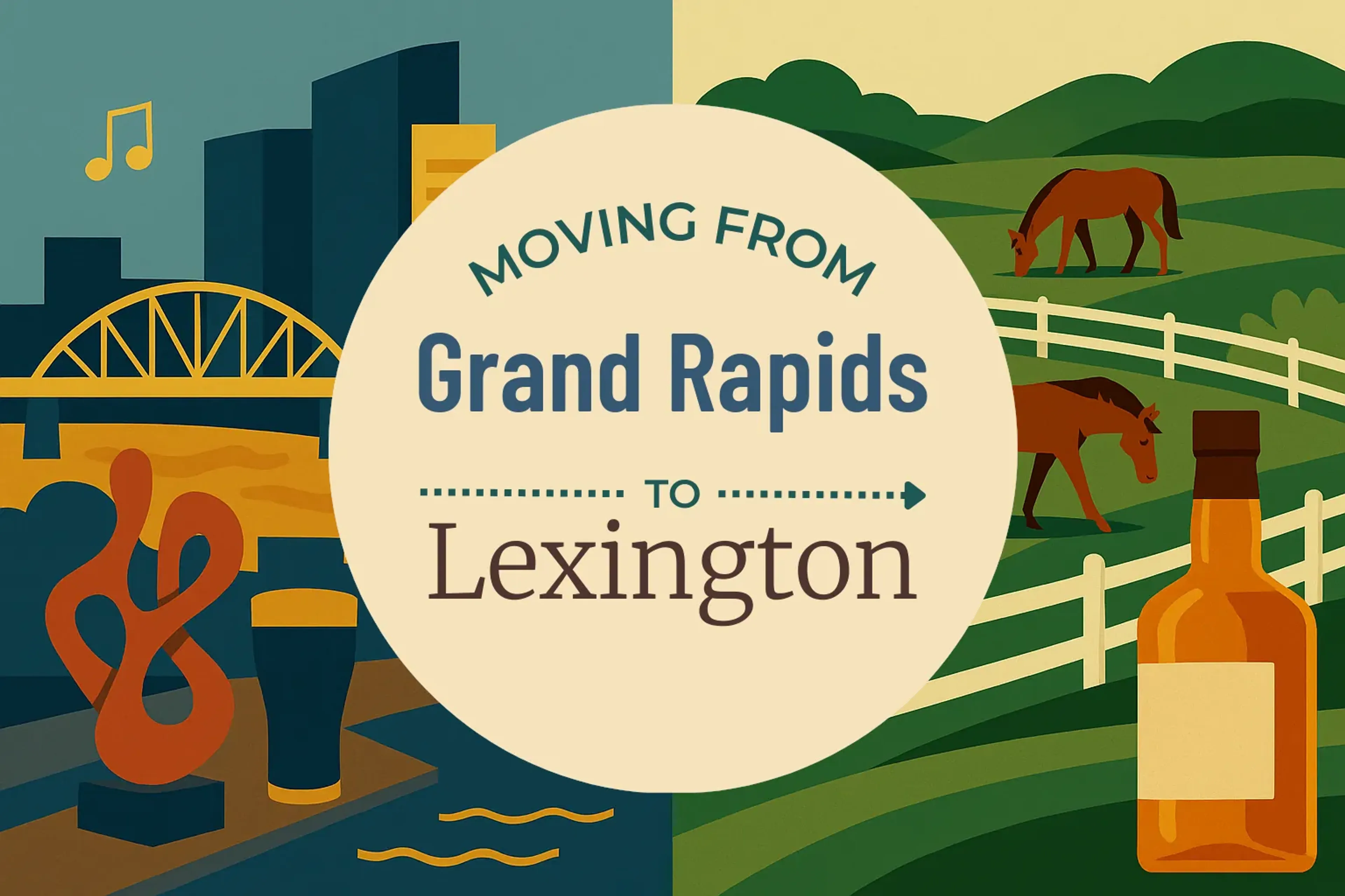 Side-by-side comparison of Grand Rapids to Lexington moving companies