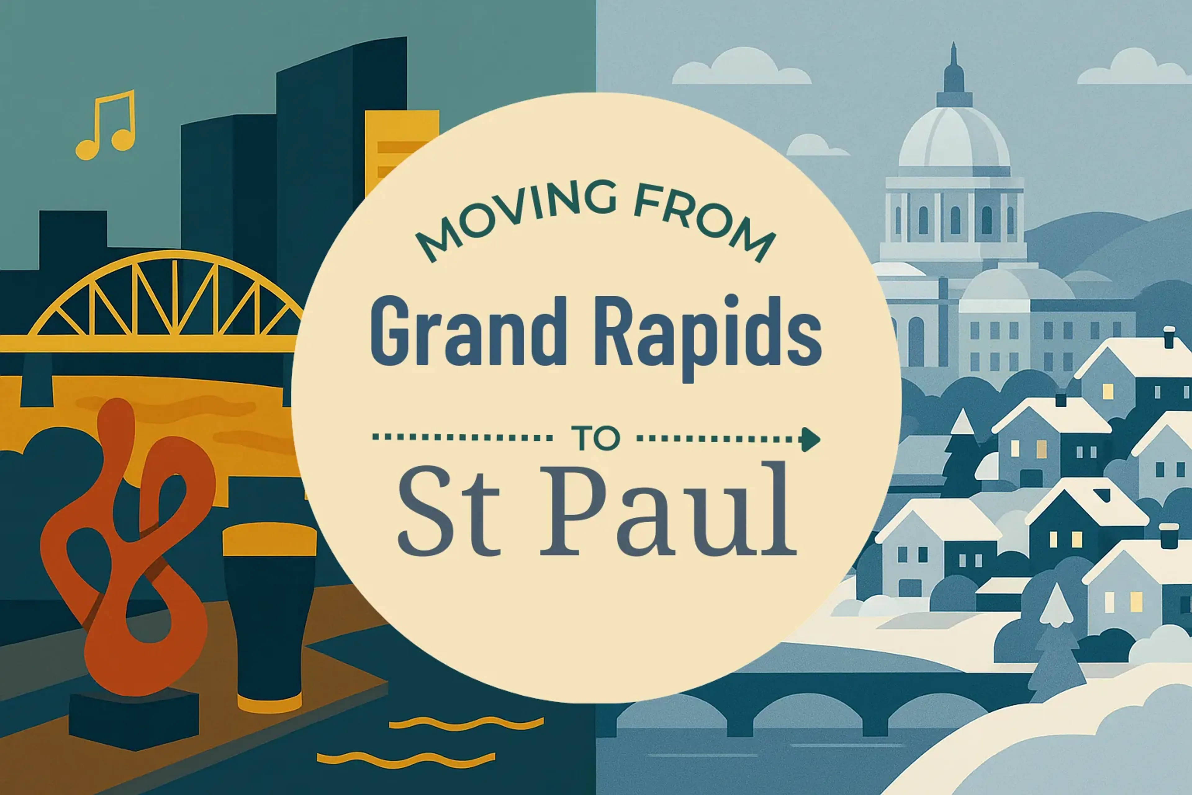 Side-by-side comparison of Grand Rapids to St. Paul moving companies