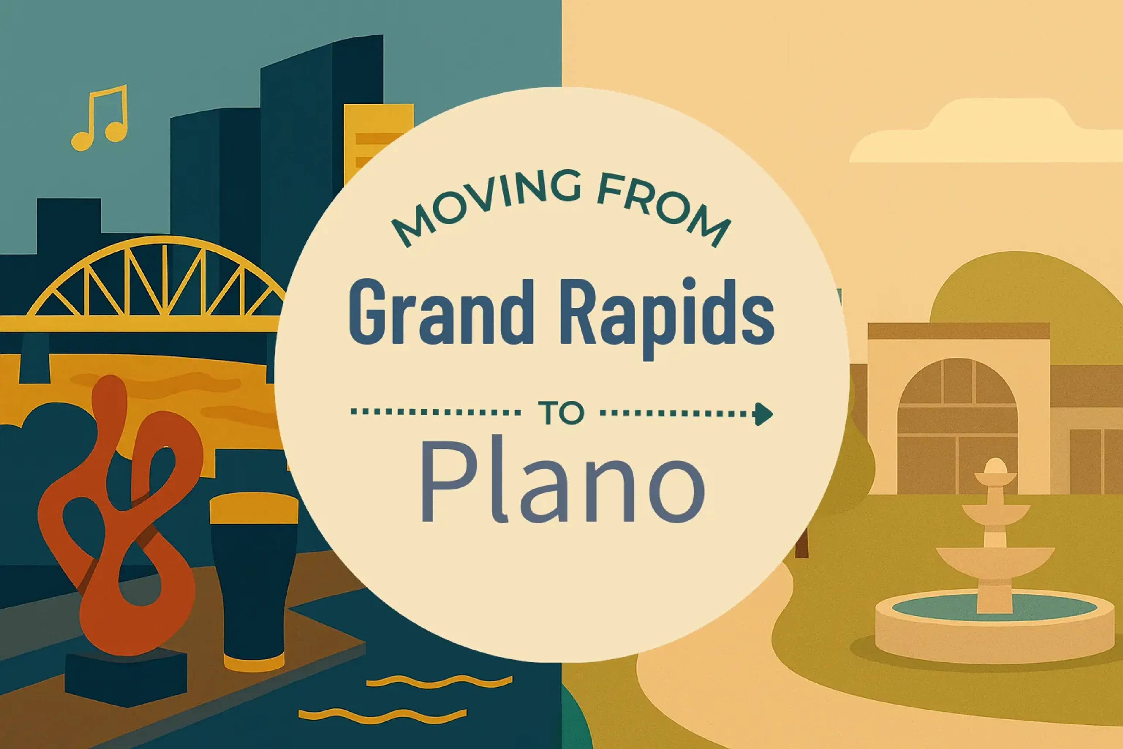 Side-by-side comparison of Grand Rapids to Plano moving companies