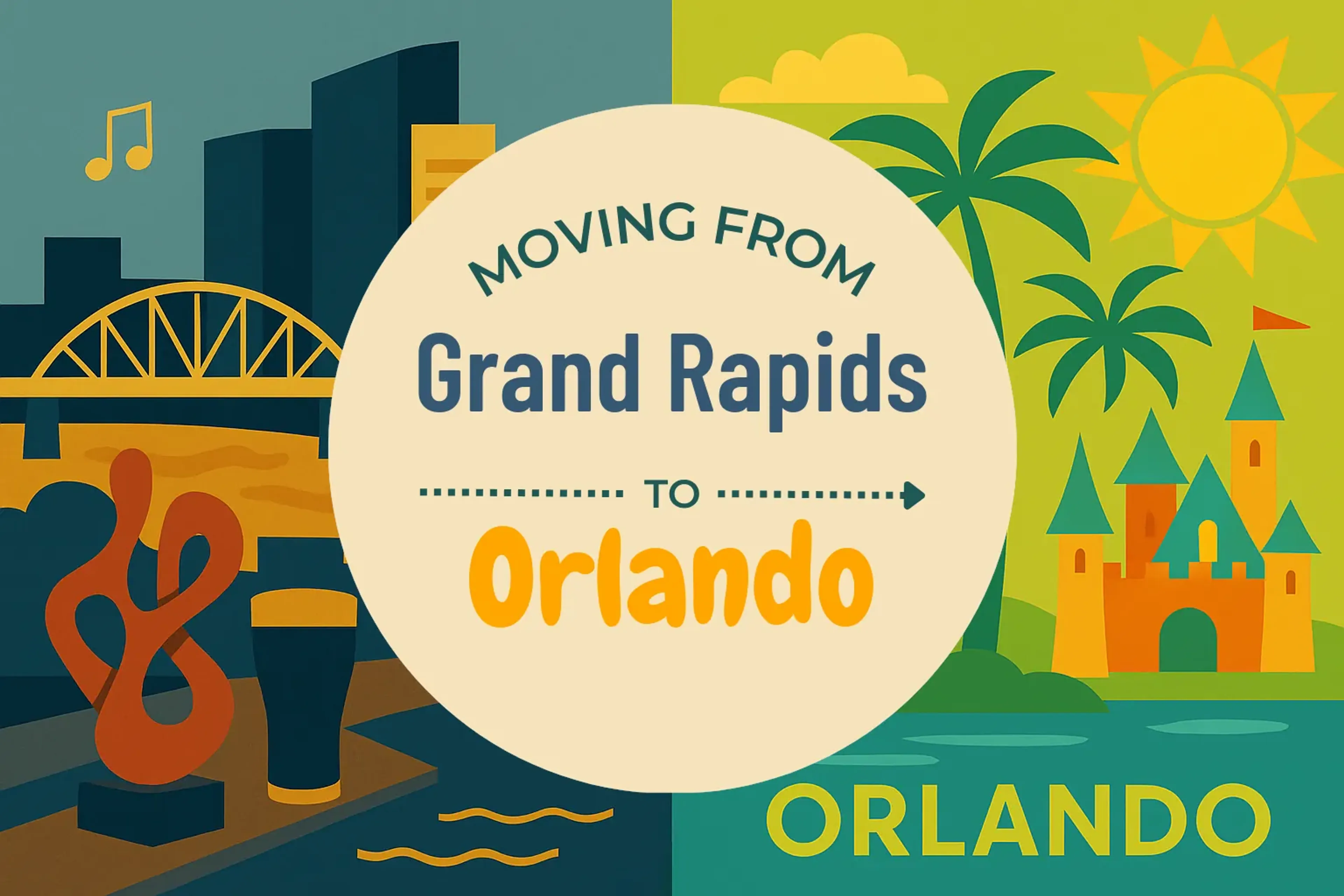Side-by-side comparison of Grand Rapids to Orlando moving companies