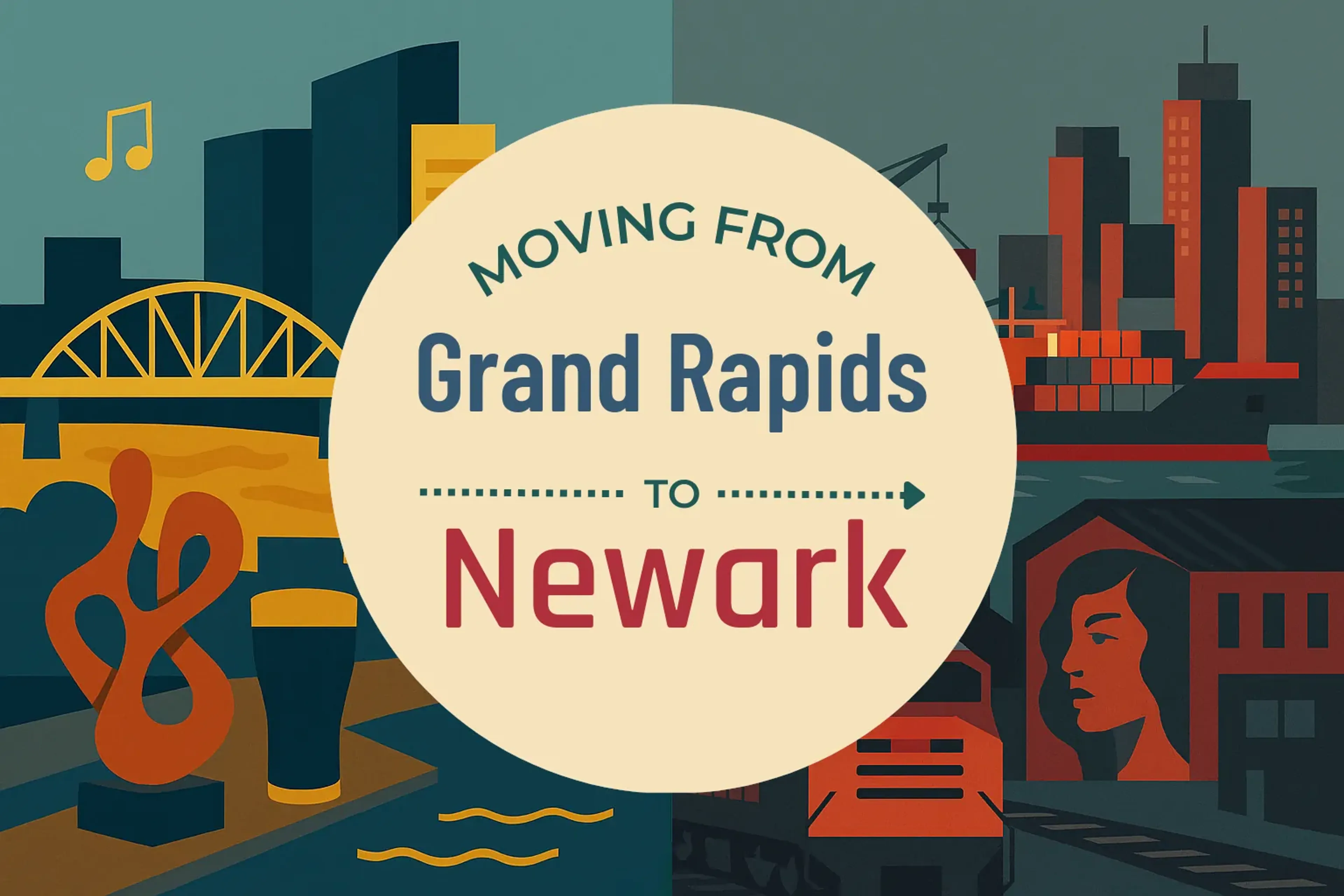 Side-by-side comparison of Grand Rapids to Newark moving companies