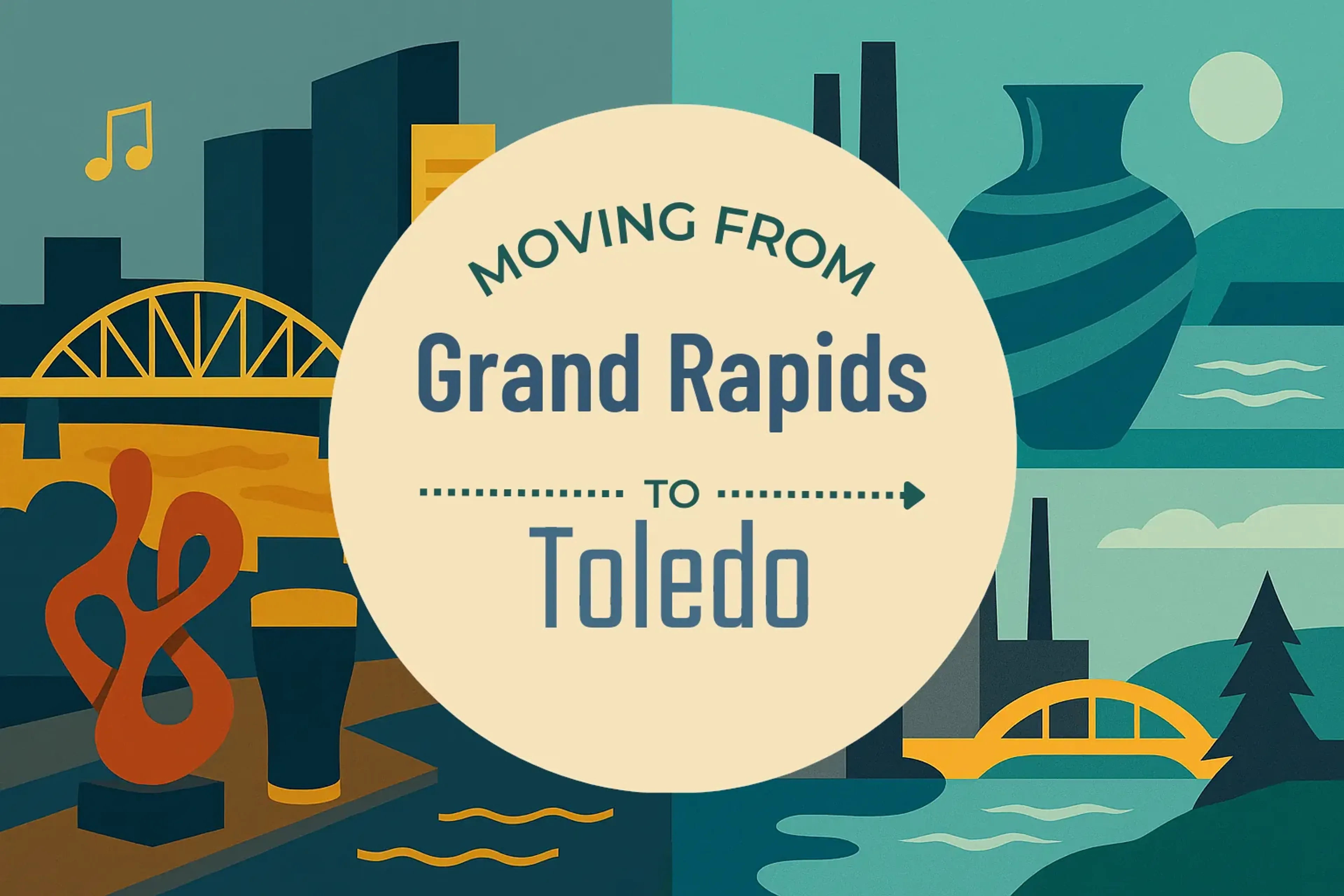 Side-by-side comparison of Grand Rapids to Toledo moving companies