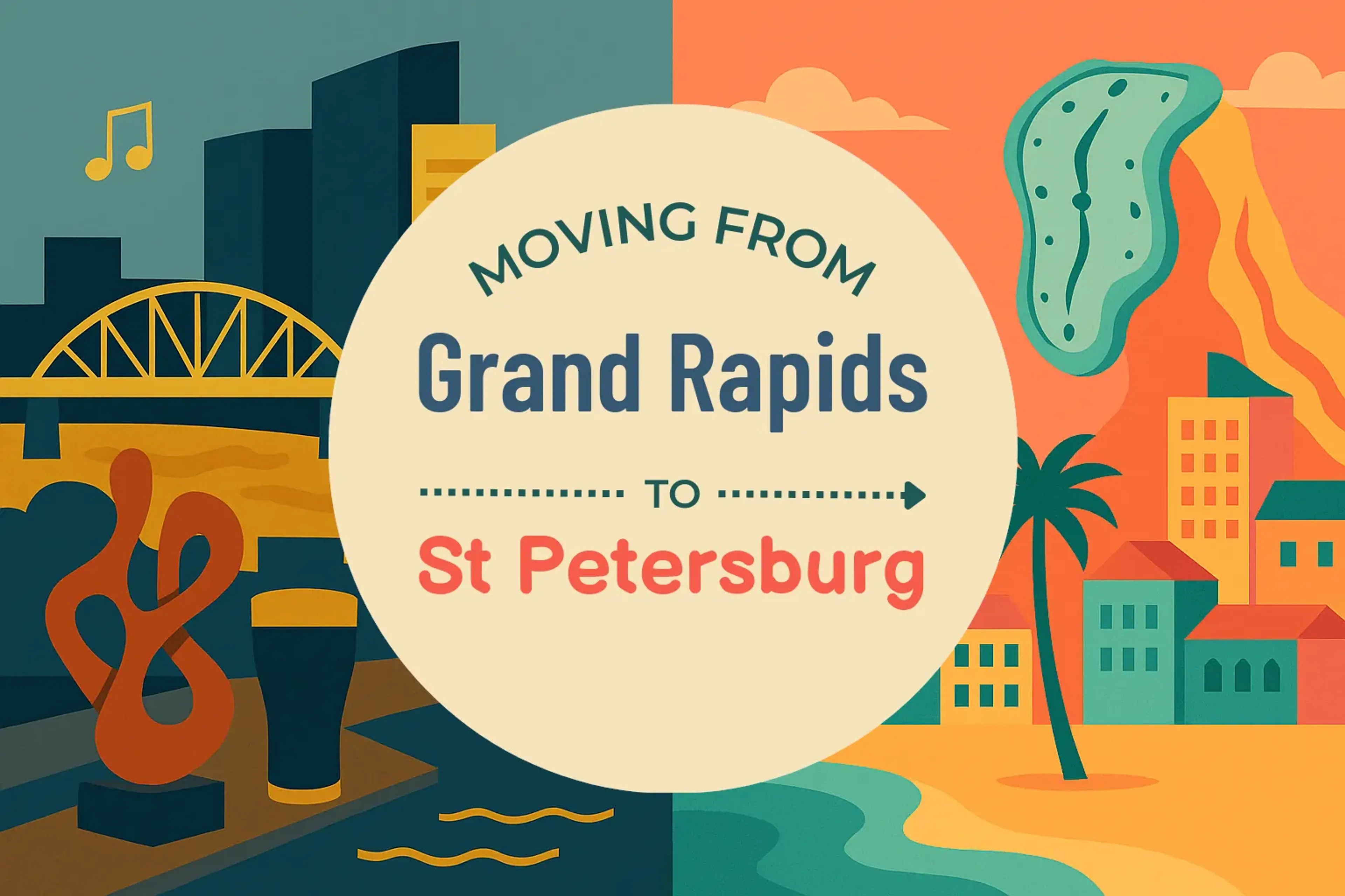 Side-by-side comparison of Grand Rapids to St. Petersburg moving companies