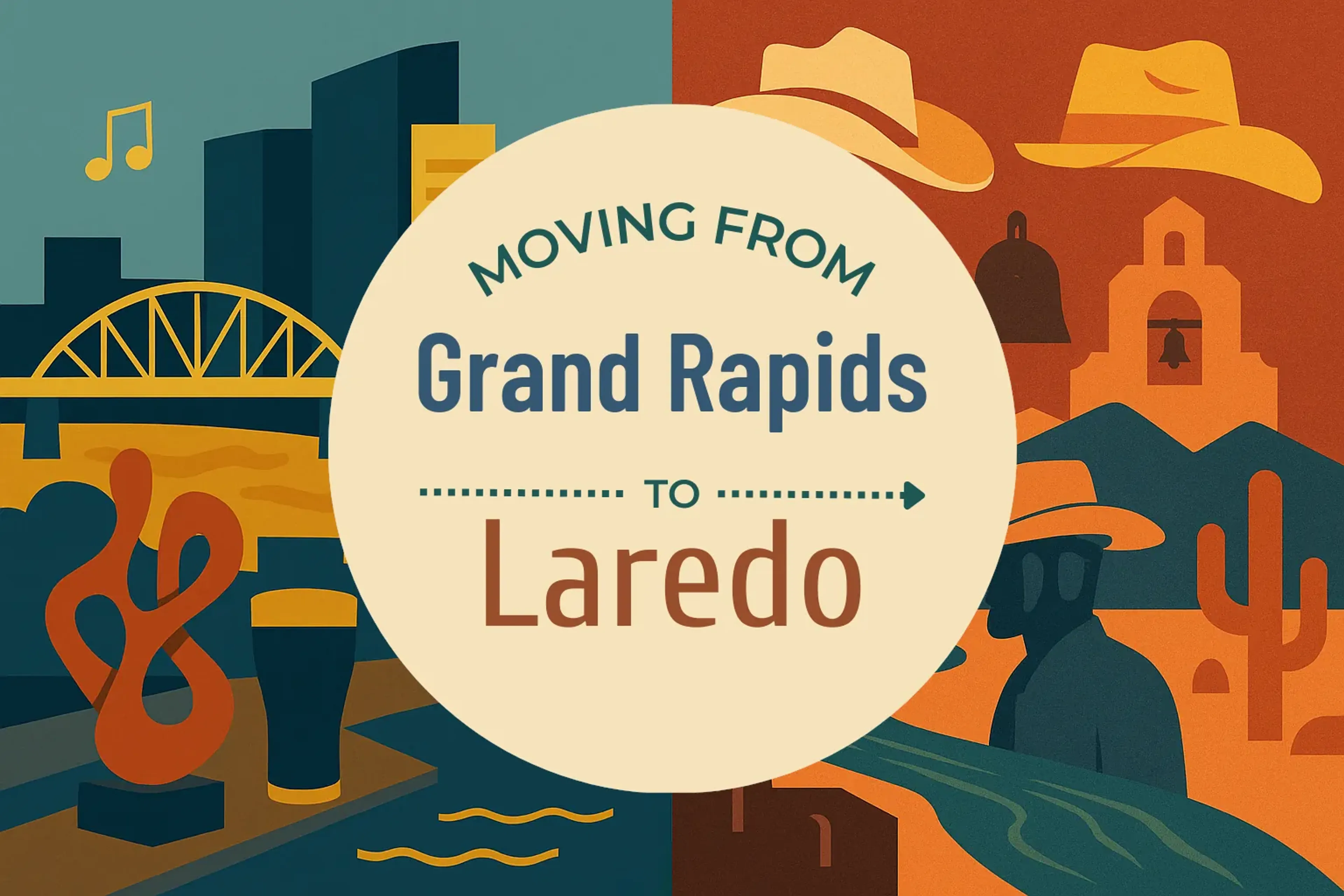 Side-by-side comparison of Grand Rapids to Laredo moving companies