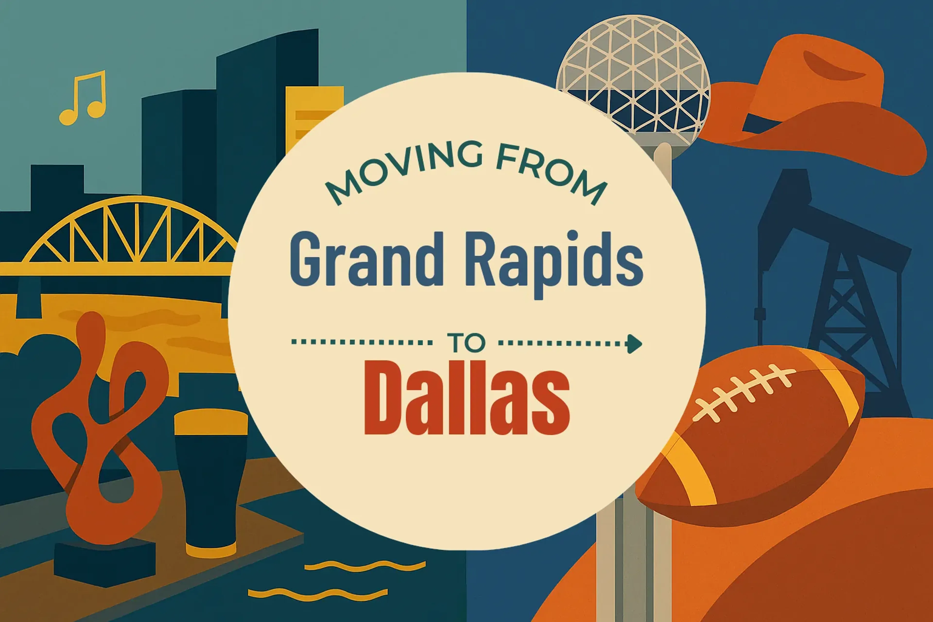 Side-by-side comparison of Grand Rapids to Dallas moving companies