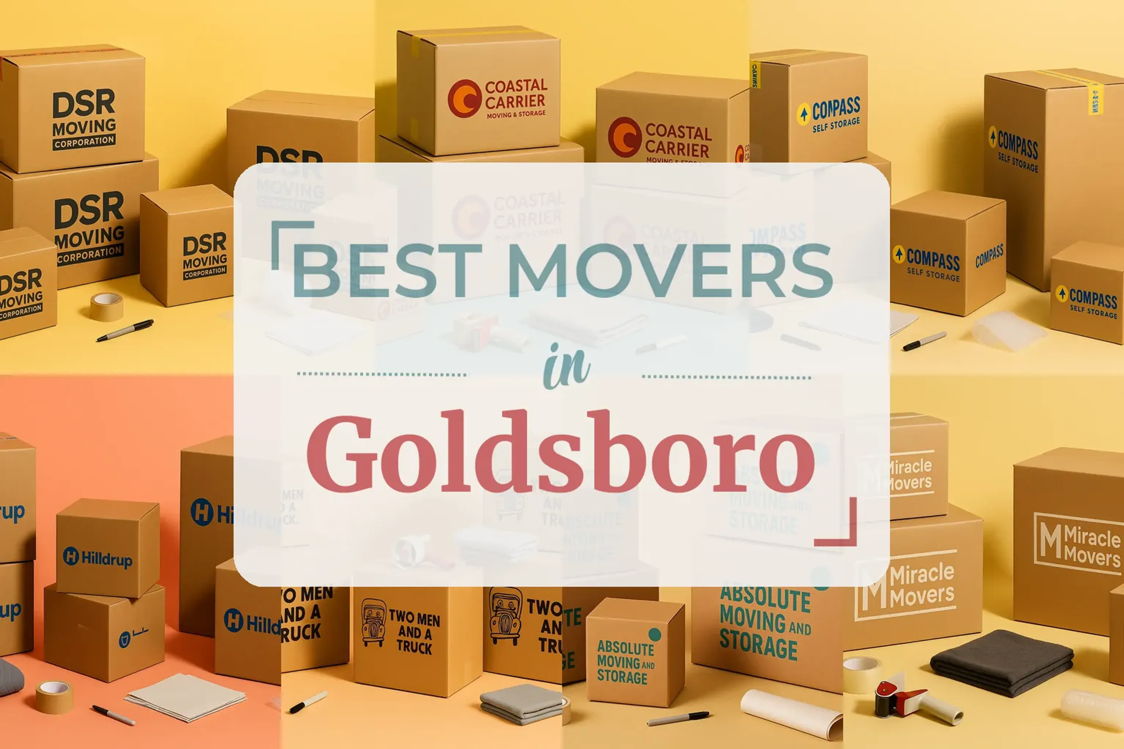 Side-by-side comparison of Goldsboro moving companies