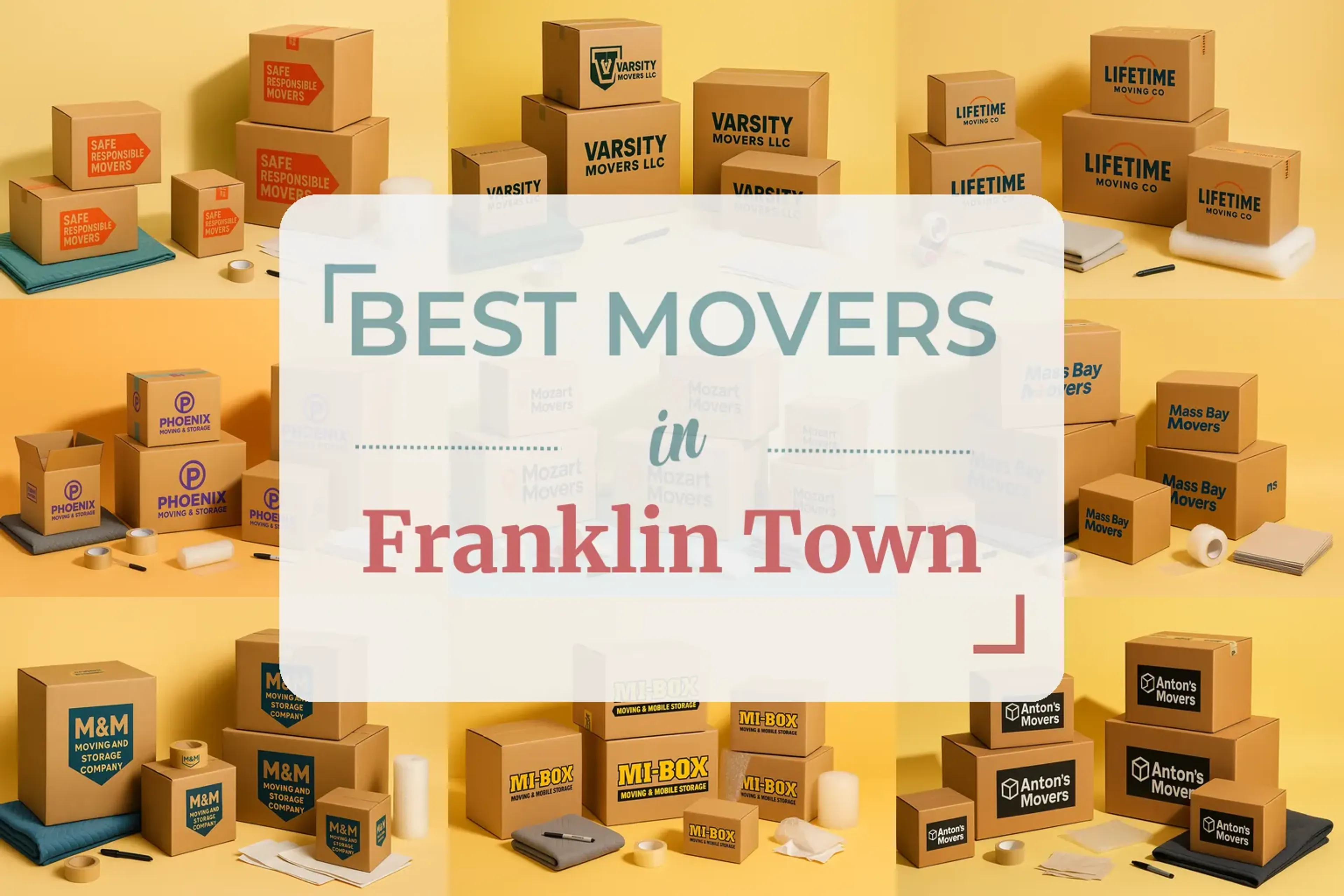 Side-by-side comparison of Franklin Town moving companies