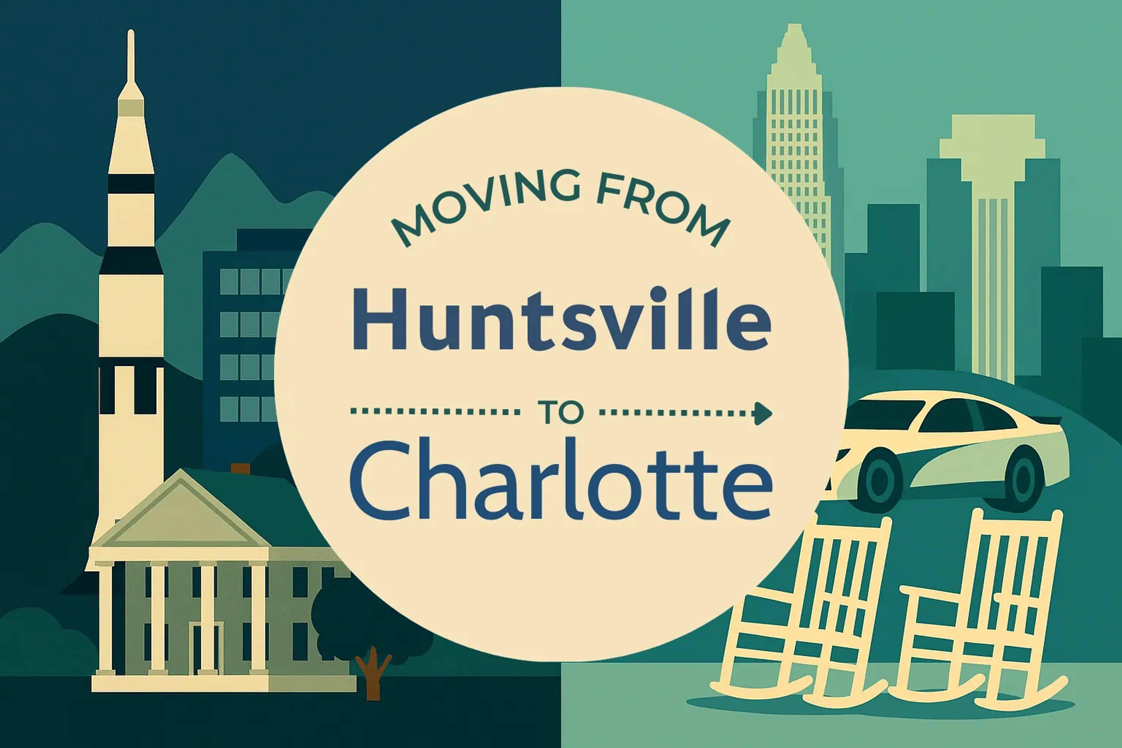 Side-by-side comparison of Huntsville to Charlotte moving companies