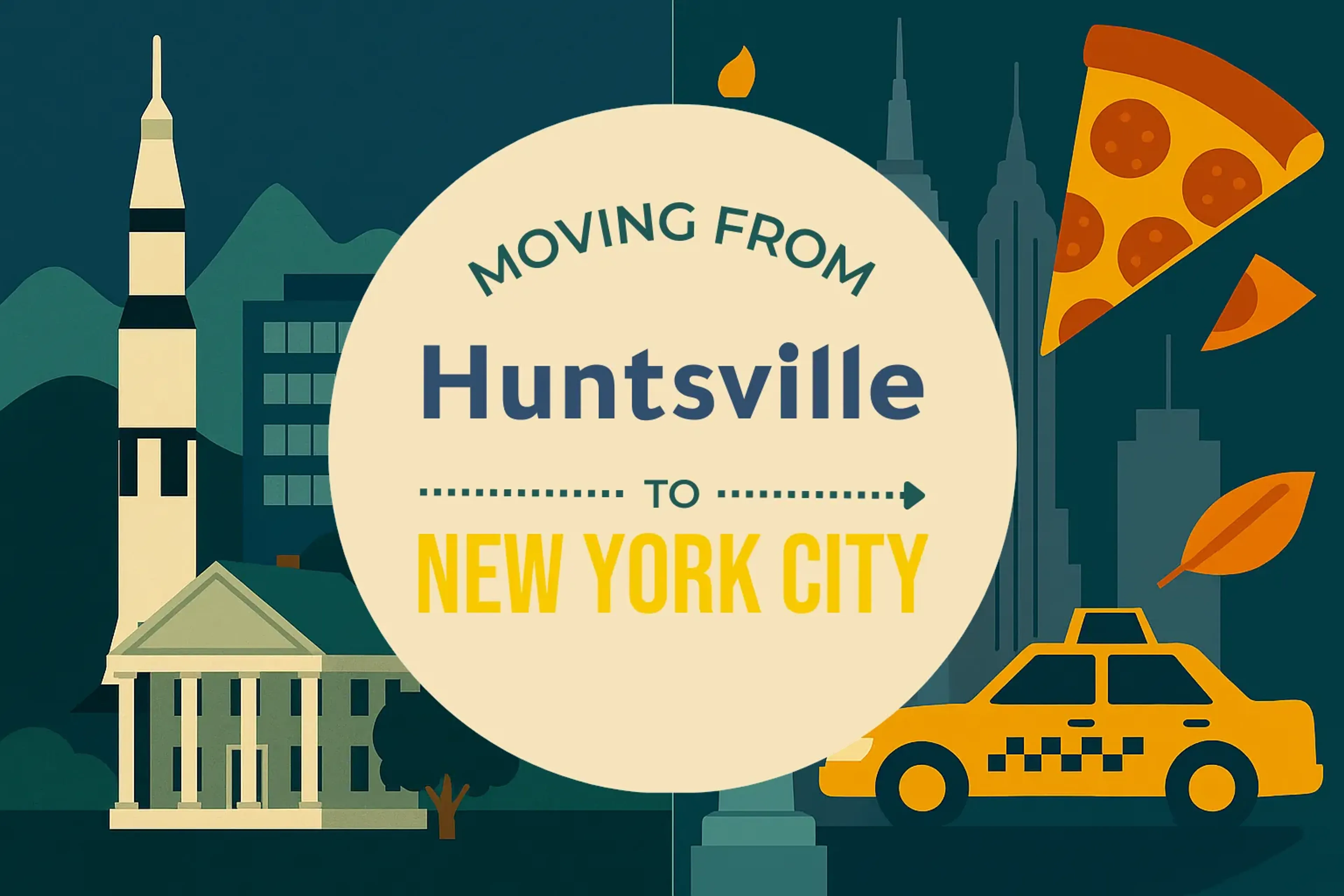 Side-by-side comparison of Huntsville to New York City moving companies