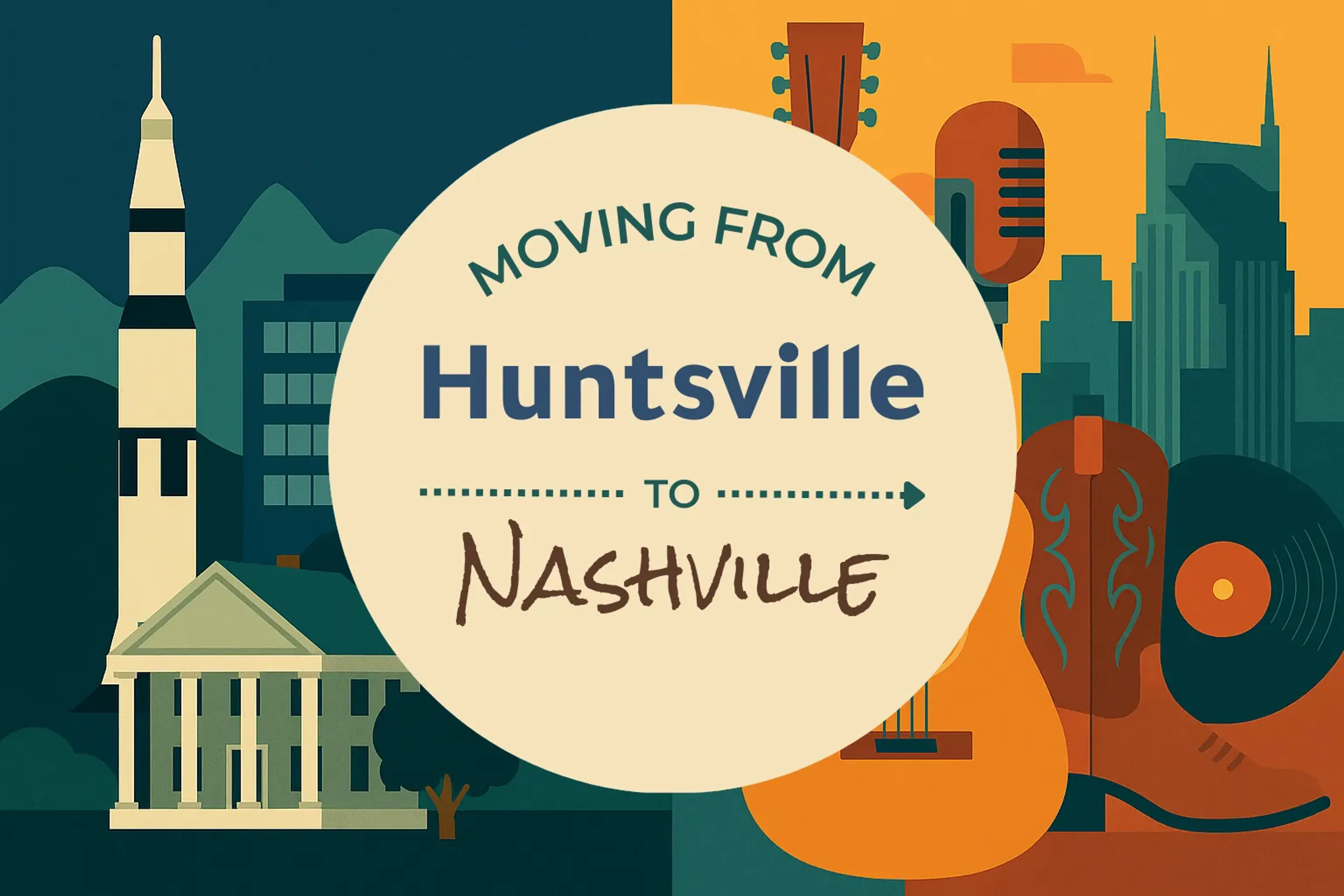 Side-by-side comparison of Huntsville to Nashville moving companies