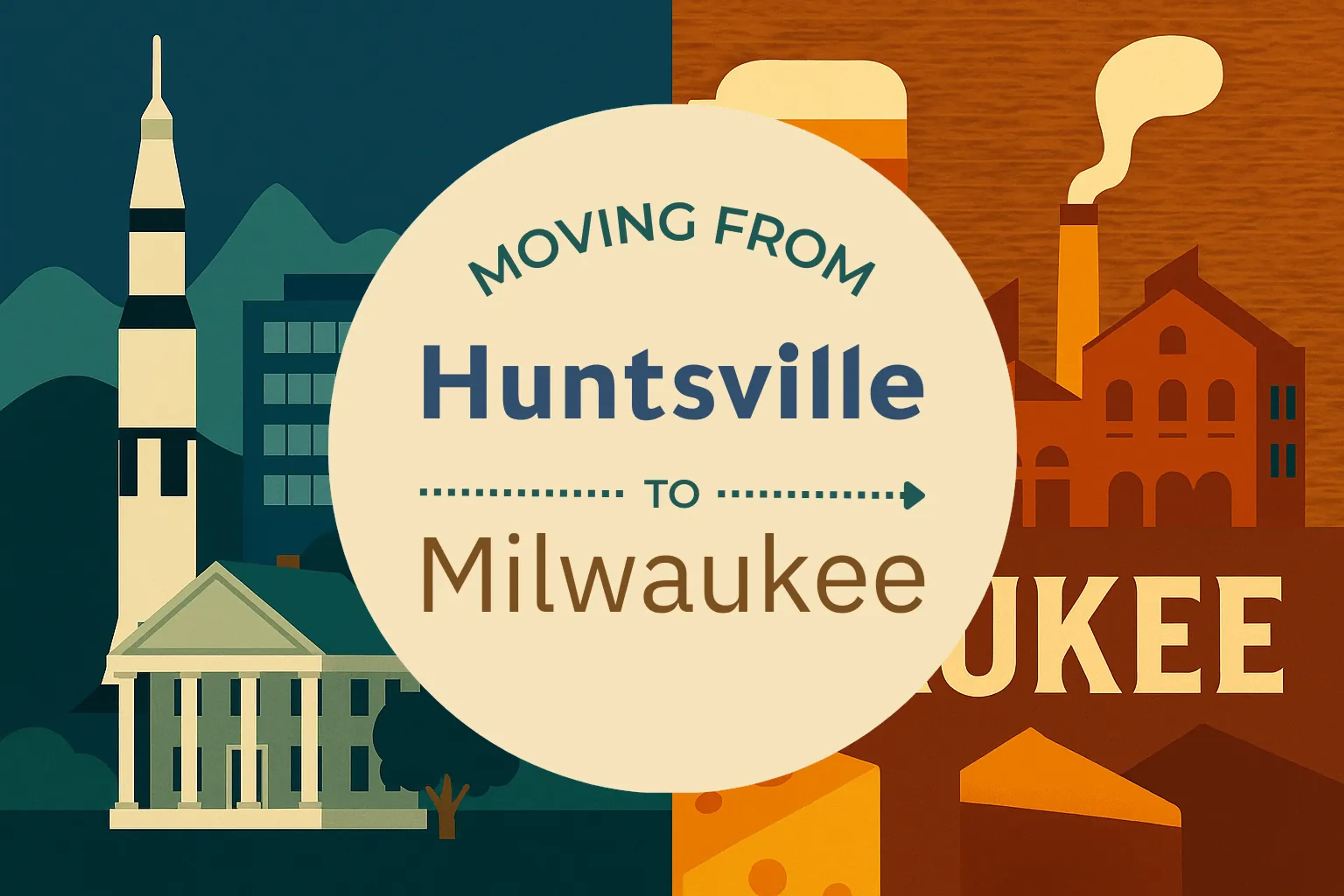 Side-by-side comparison of Huntsville to Milwaukee moving companies