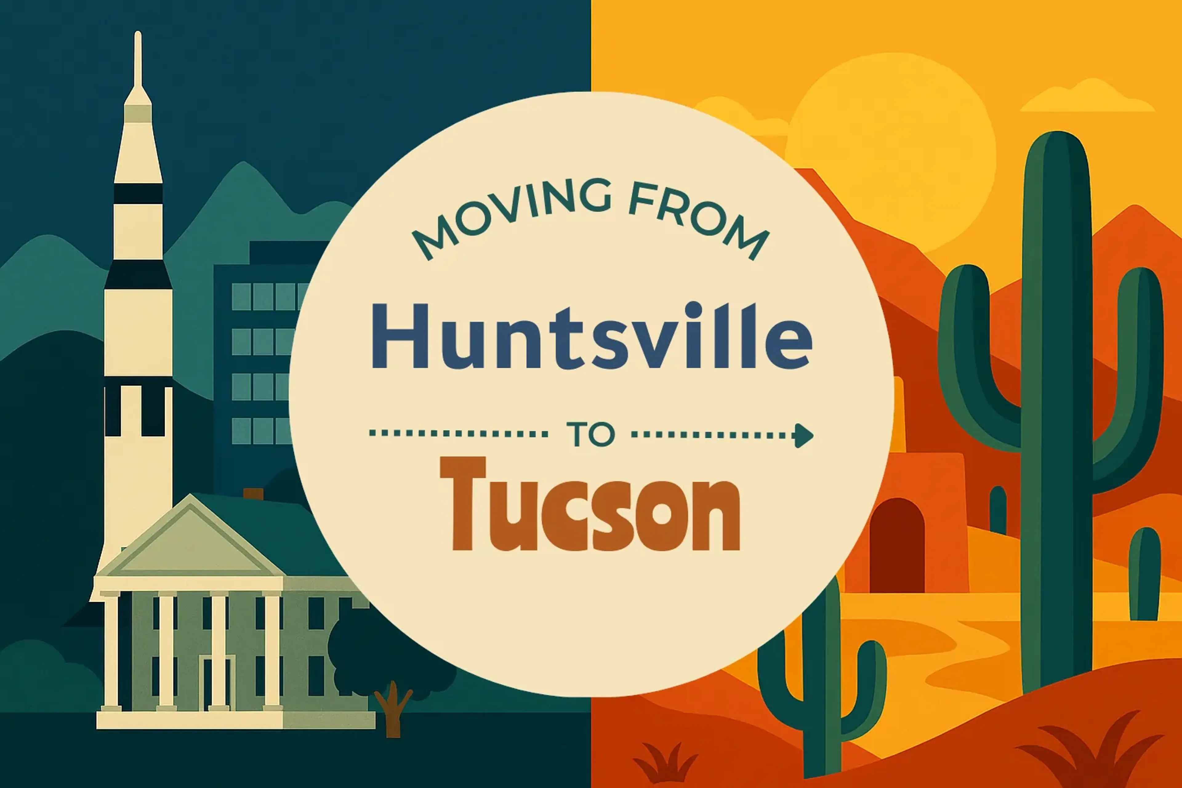 Side-by-side comparison of Huntsville to Tucson moving companies