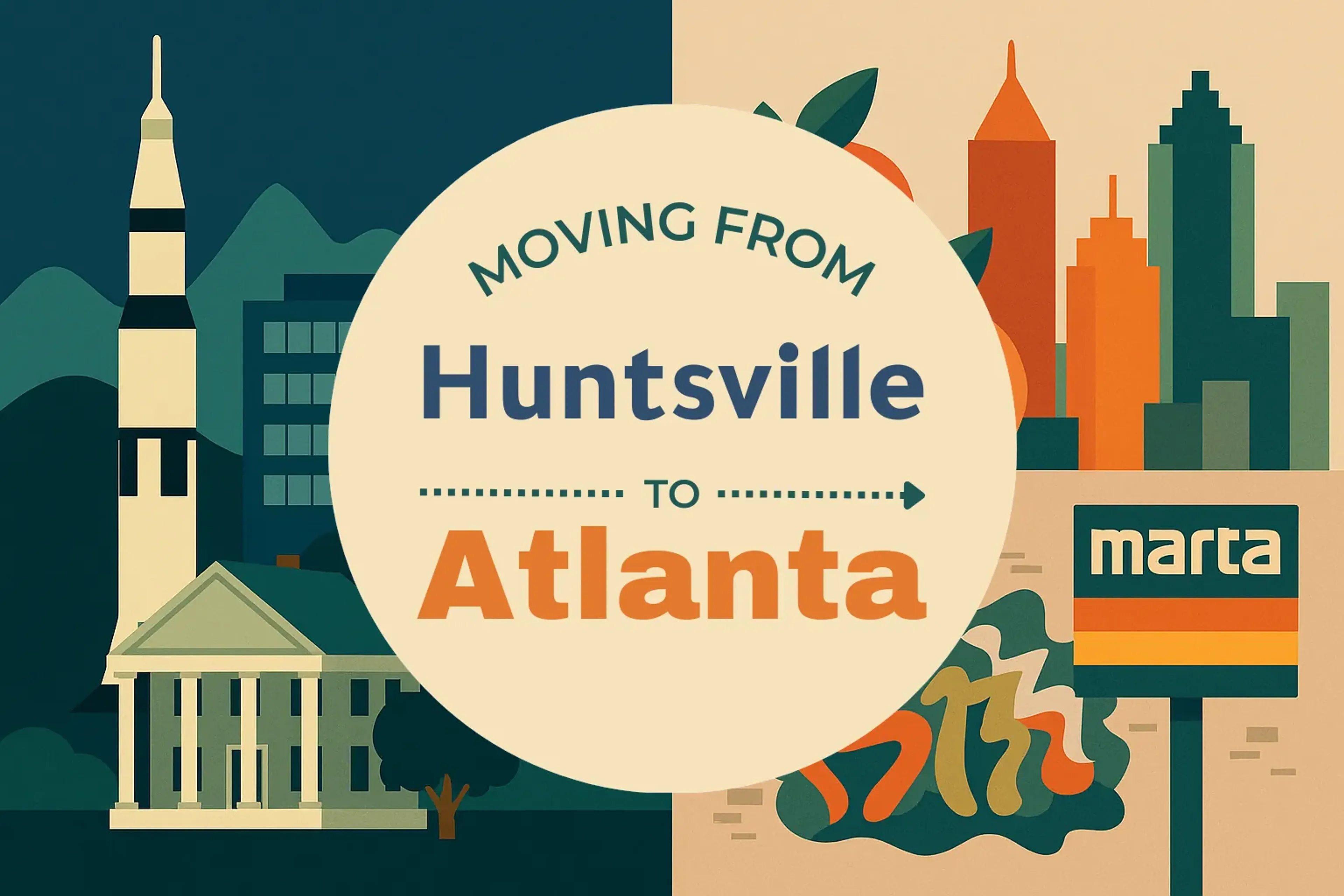Side-by-side comparison of Huntsville to Atlanta moving companies