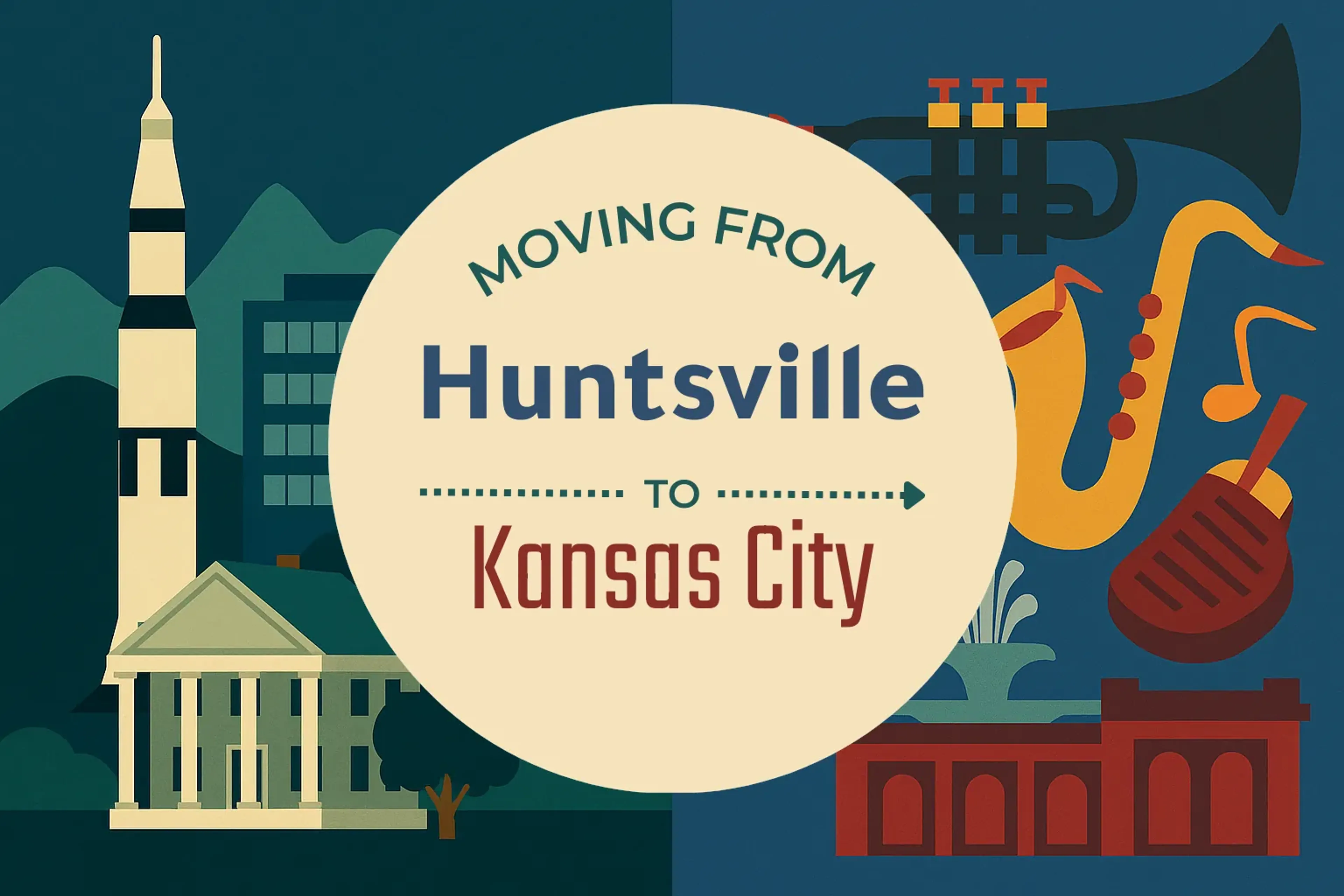 Side-by-side comparison of Huntsville to Kansas City moving companies