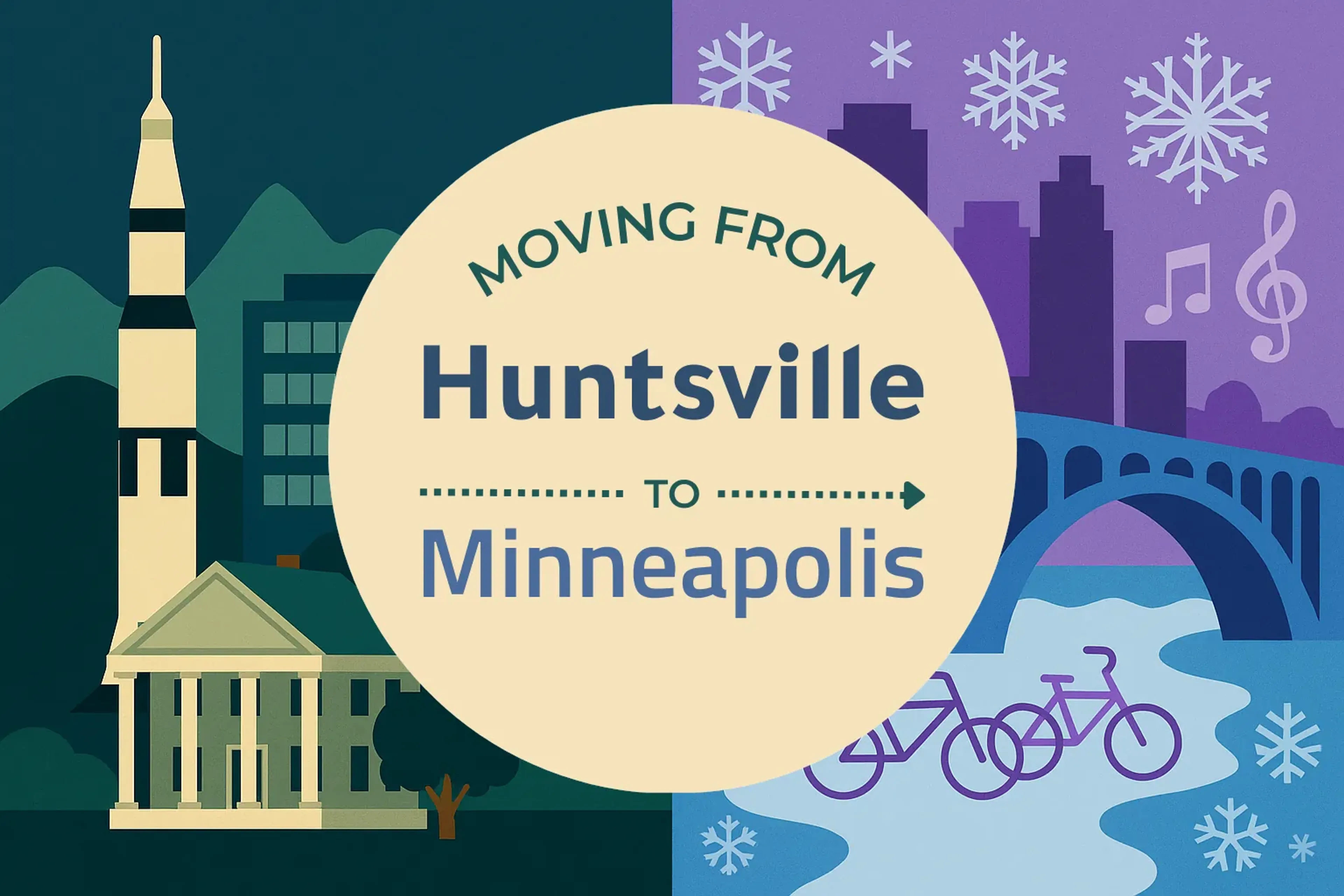Side-by-side comparison of Huntsville to Minneapolis moving companies