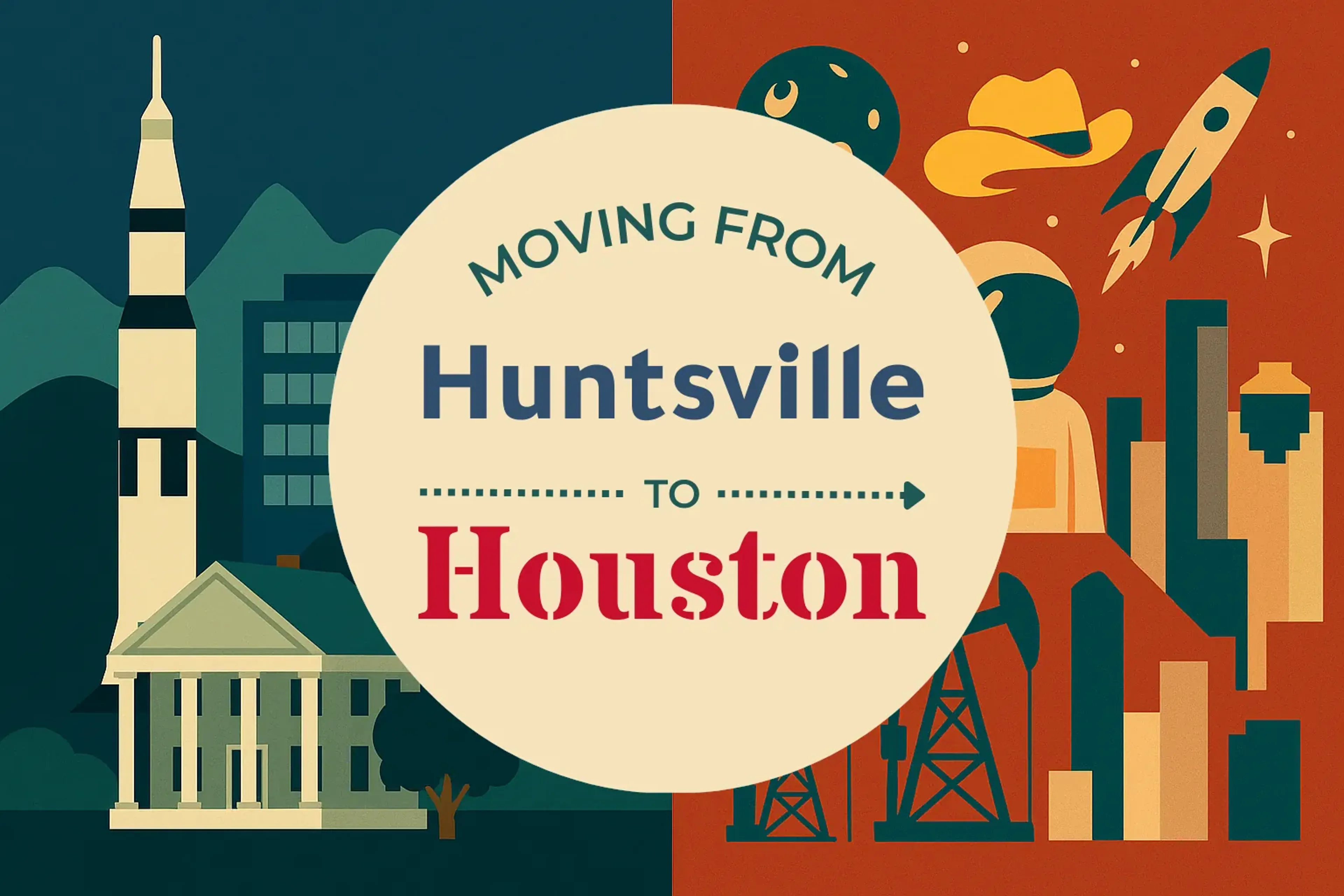 Side-by-side comparison of Huntsville to Houston moving companies