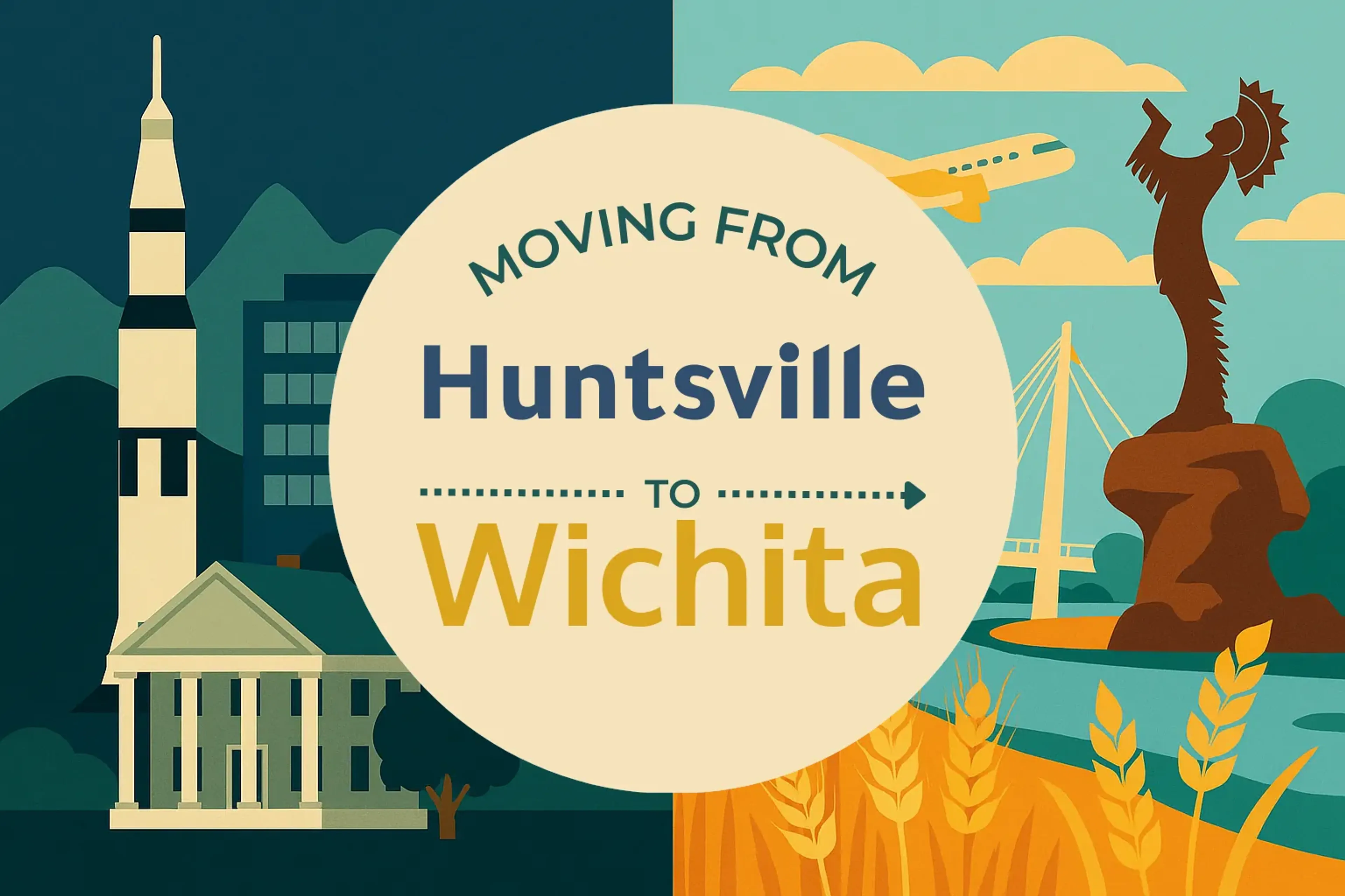 Side-by-side comparison of Huntsville to Wichita moving companies
