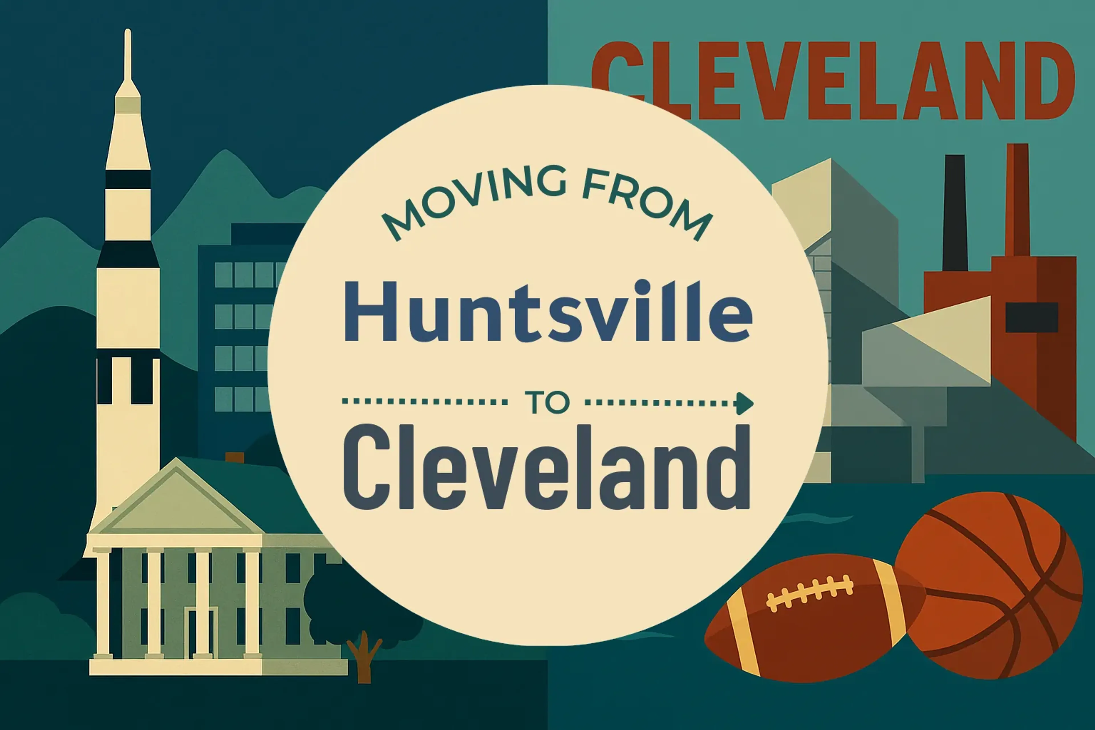 Side-by-side comparison of Huntsville to Cleveland moving companies