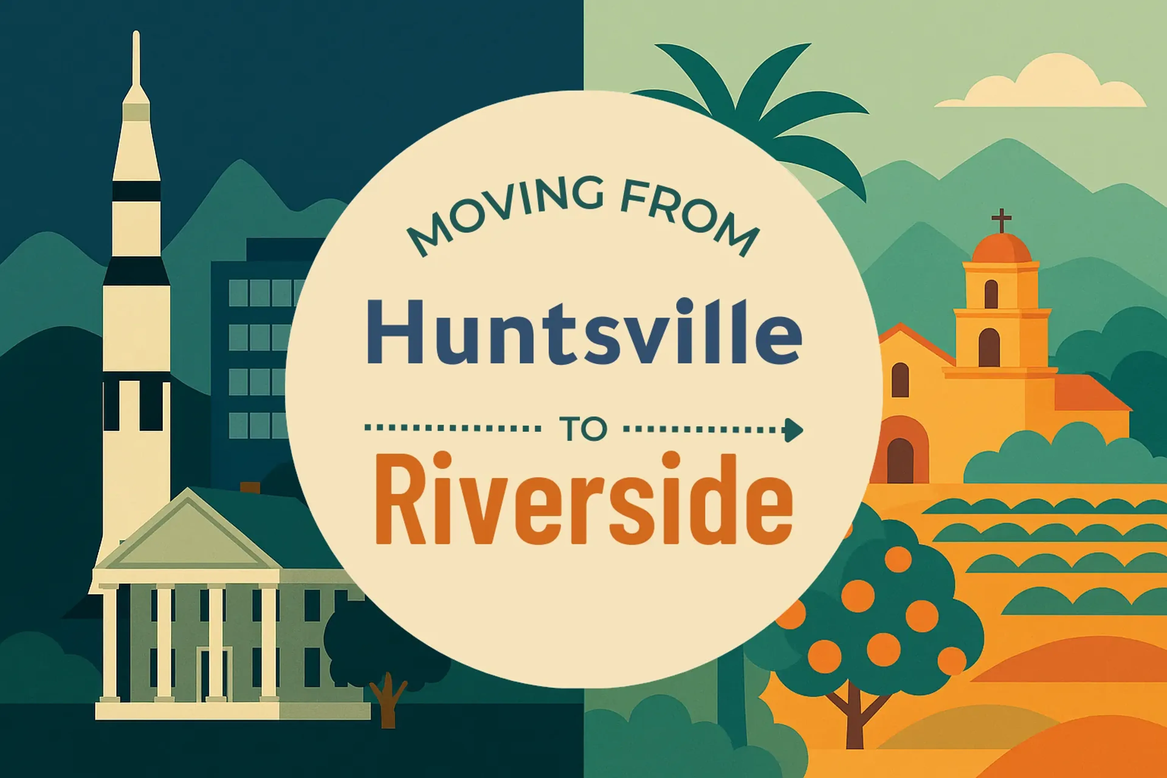 Side-by-side comparison of Huntsville to Riverside moving companies