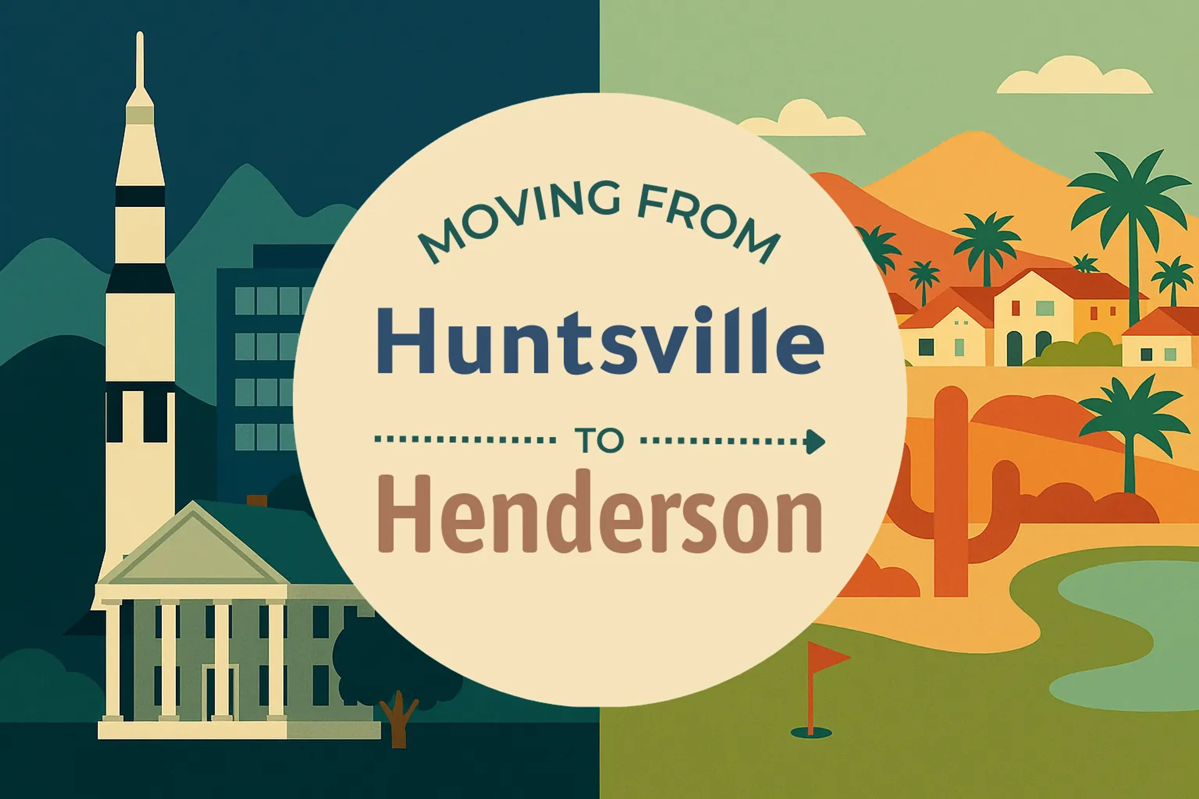 Side-by-side comparison of Huntsville to Henderson moving companies