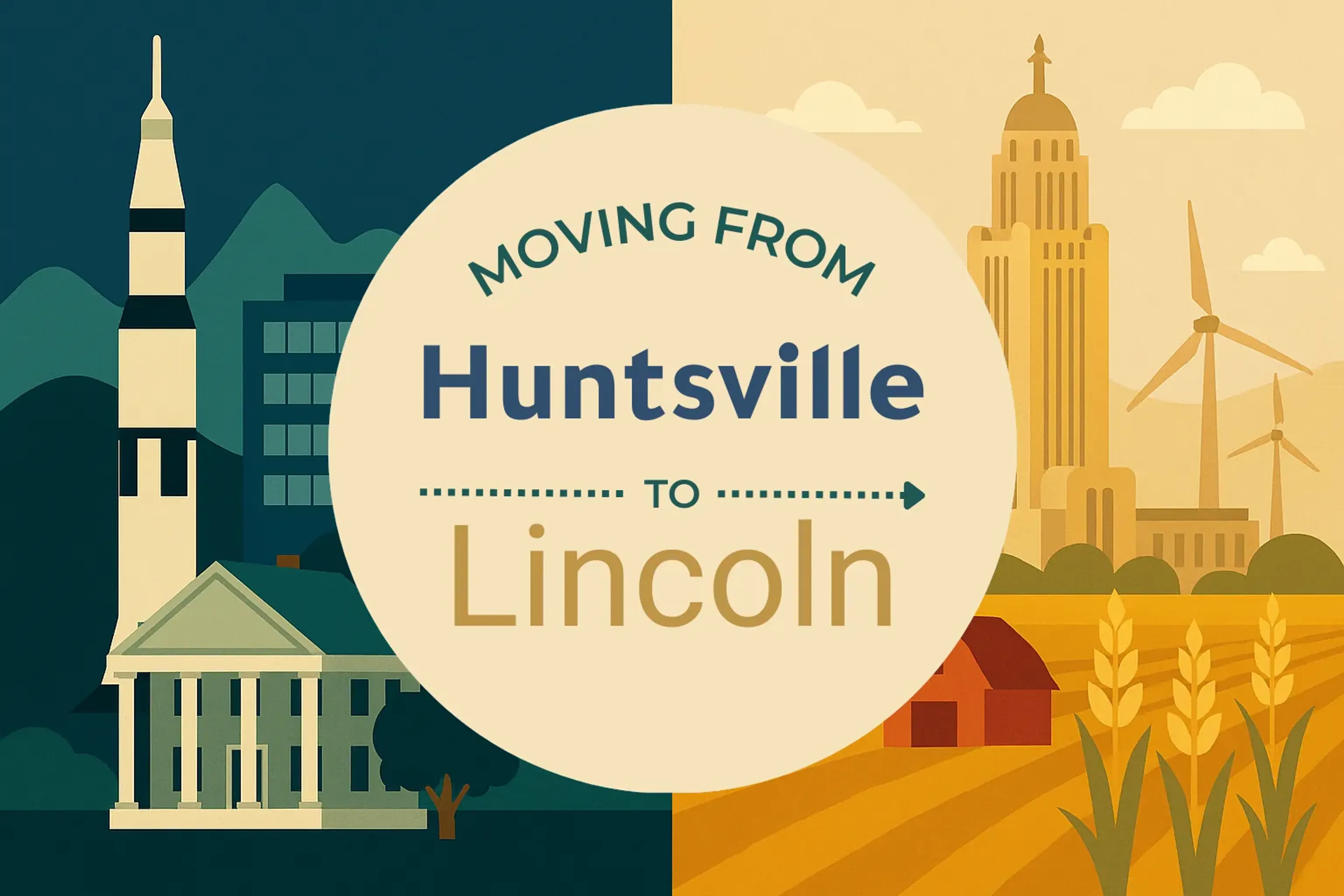 Side-by-side comparison of Huntsville to Lincoln moving companies