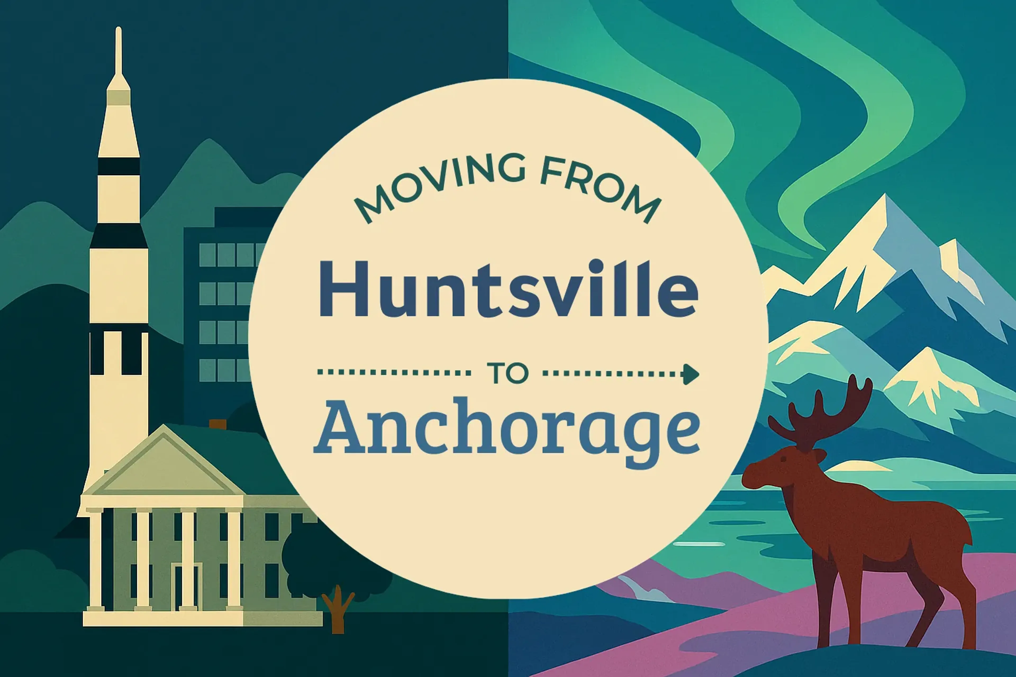 Side-by-side comparison of Huntsville to Anchorage moving companies
