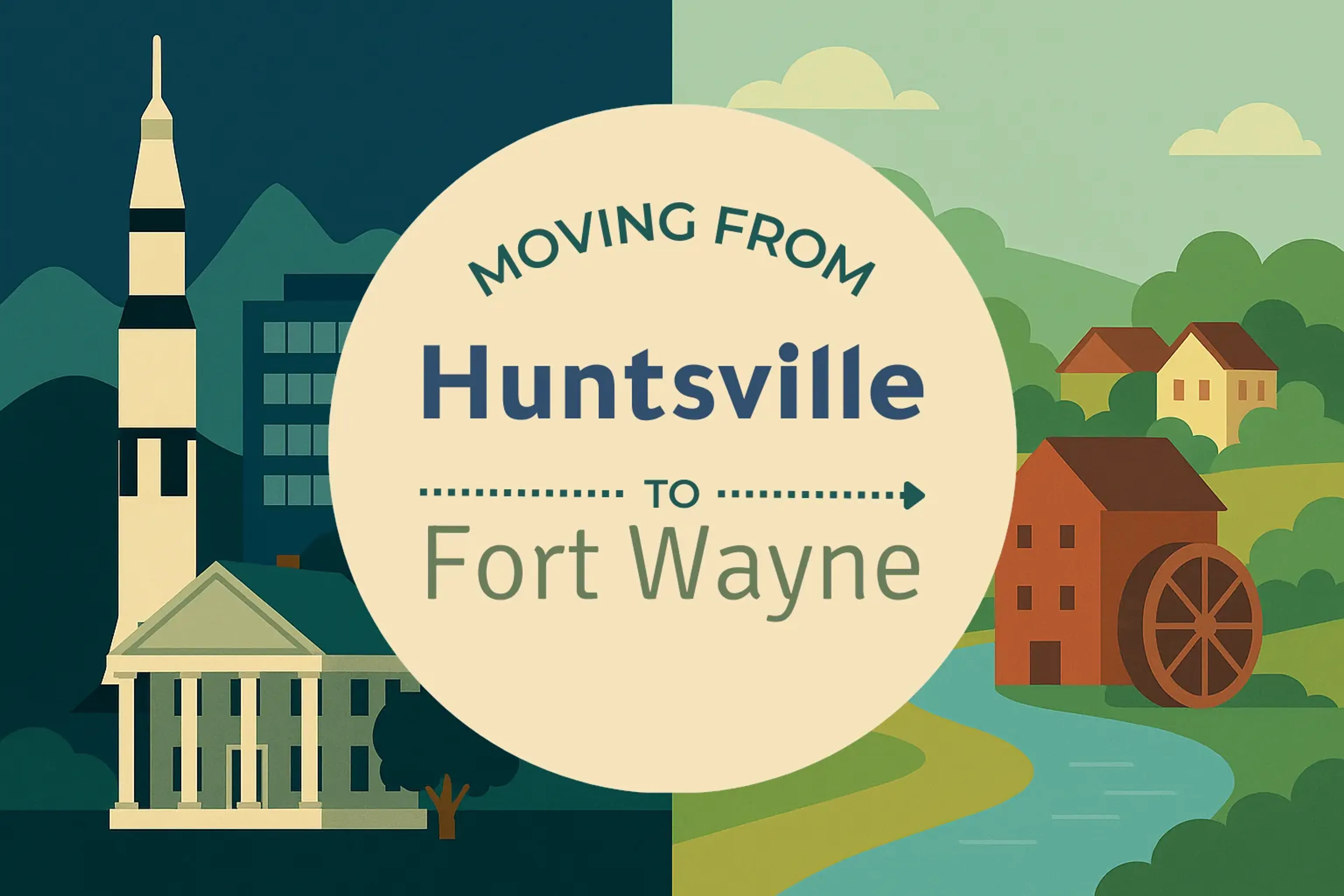 Side-by-side comparison of Huntsville to Fort Wayne moving companies