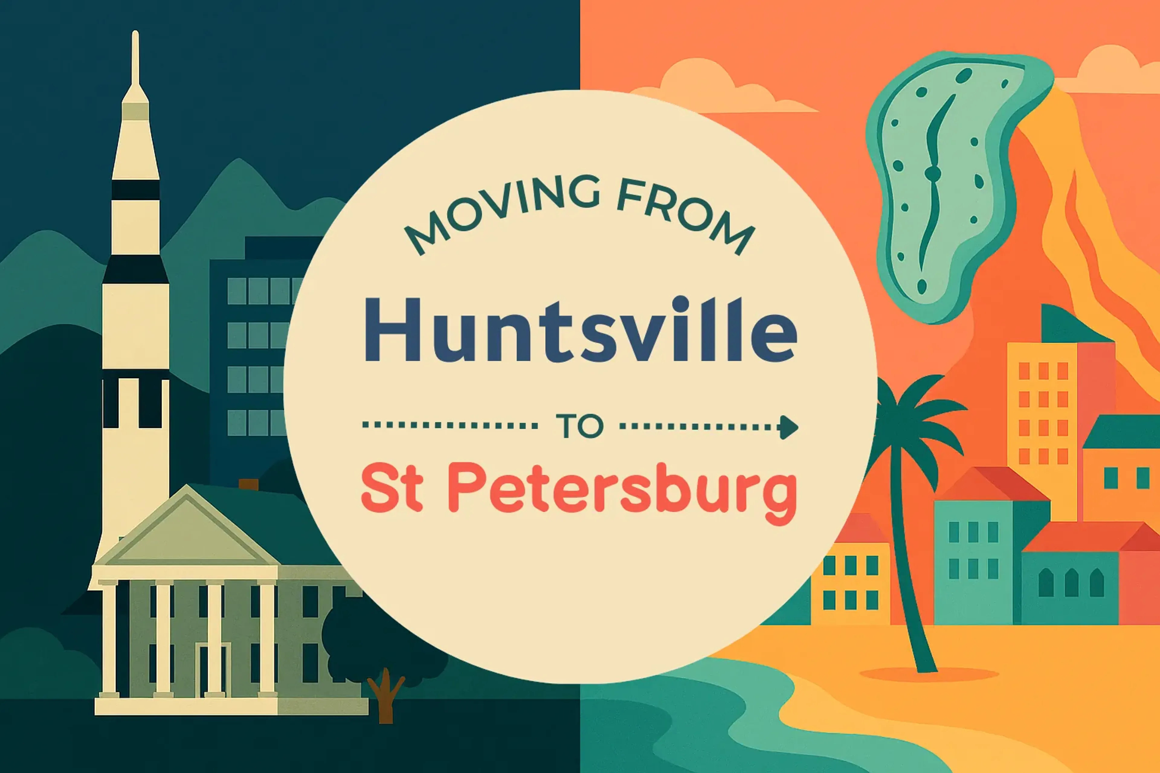 Side-by-side comparison of Huntsville to St. Petersburg moving companies