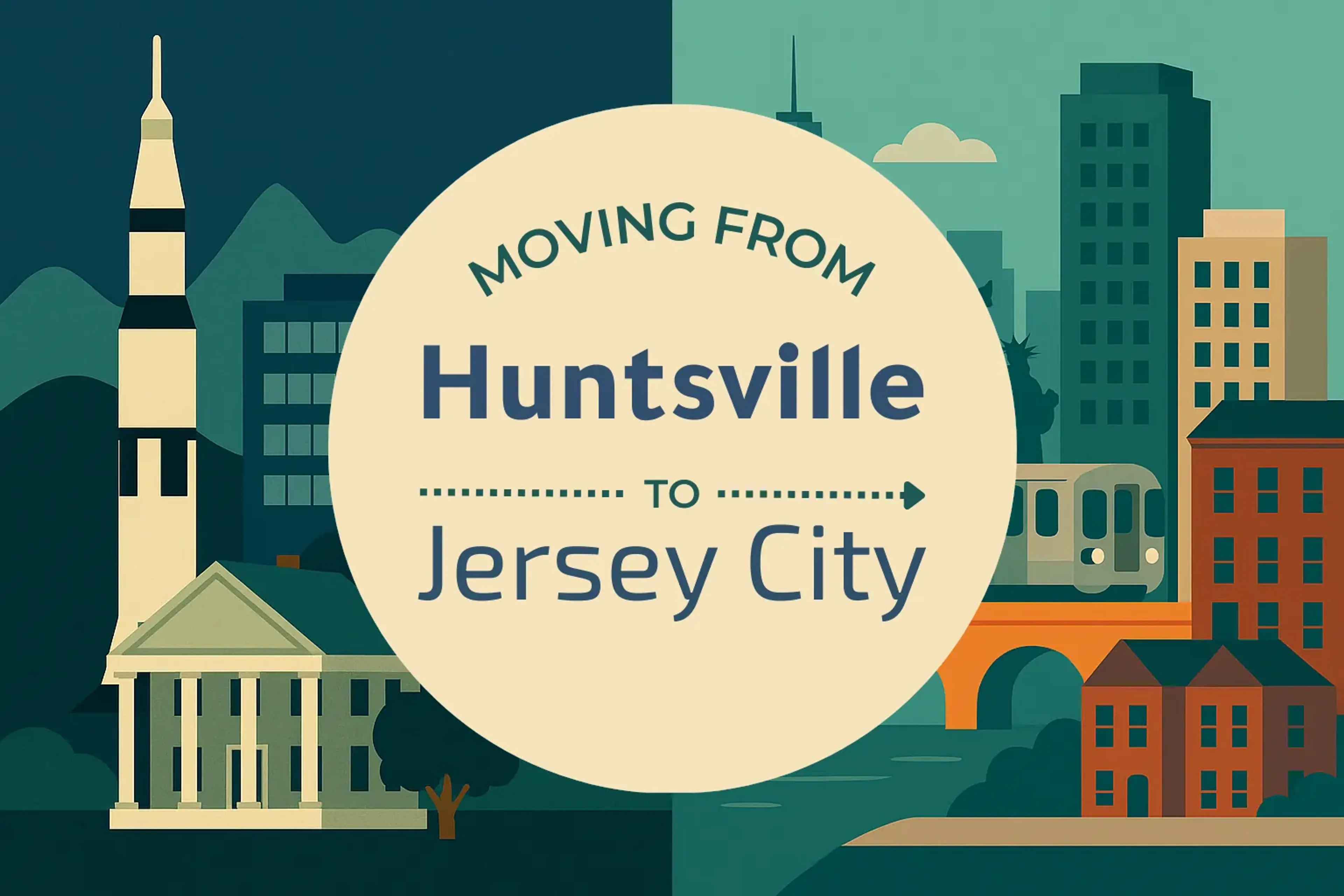 Side-by-side comparison of Huntsville to Jersey City moving companies