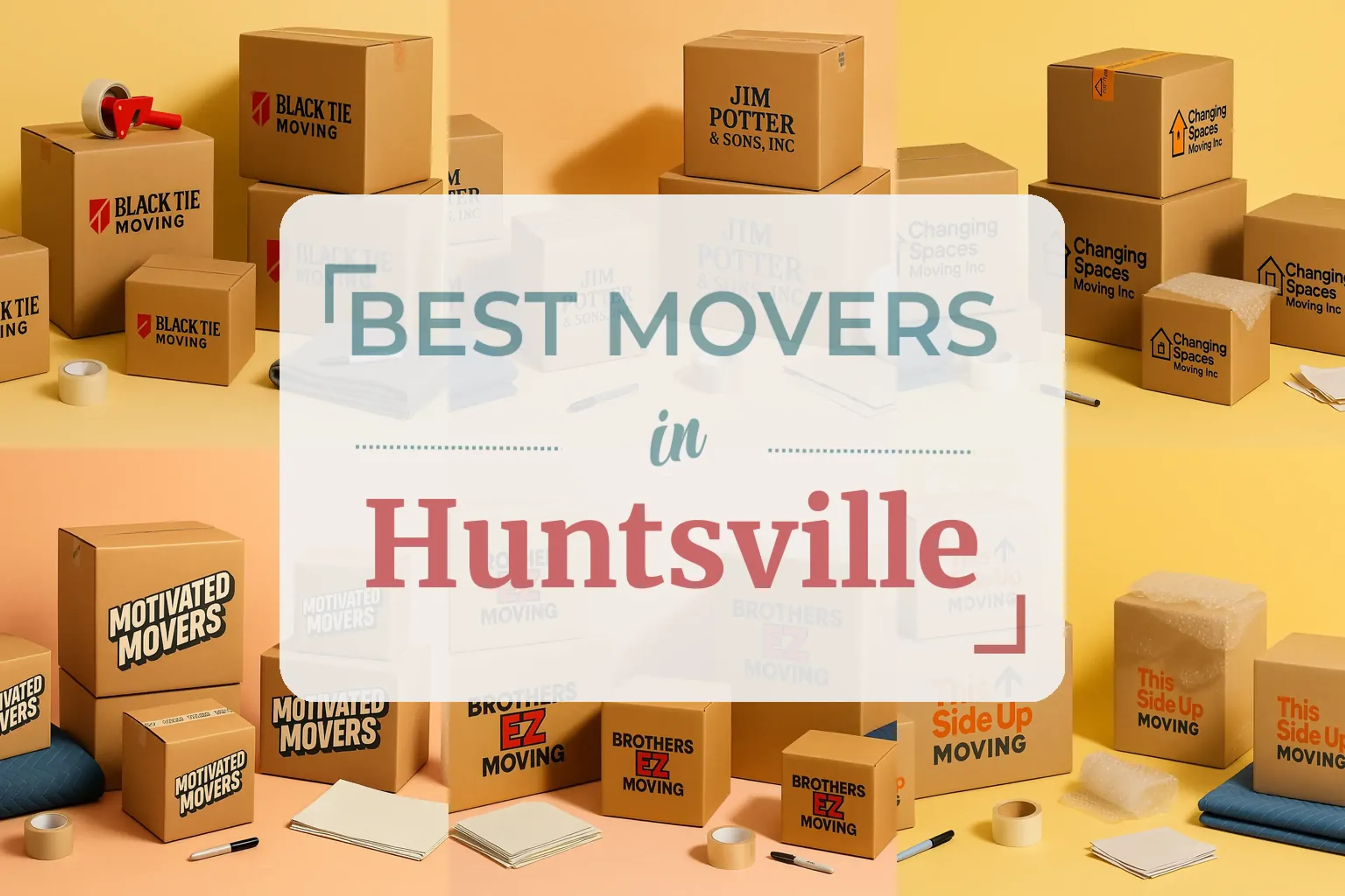 Side-by-side comparison of Huntsville moving companies
