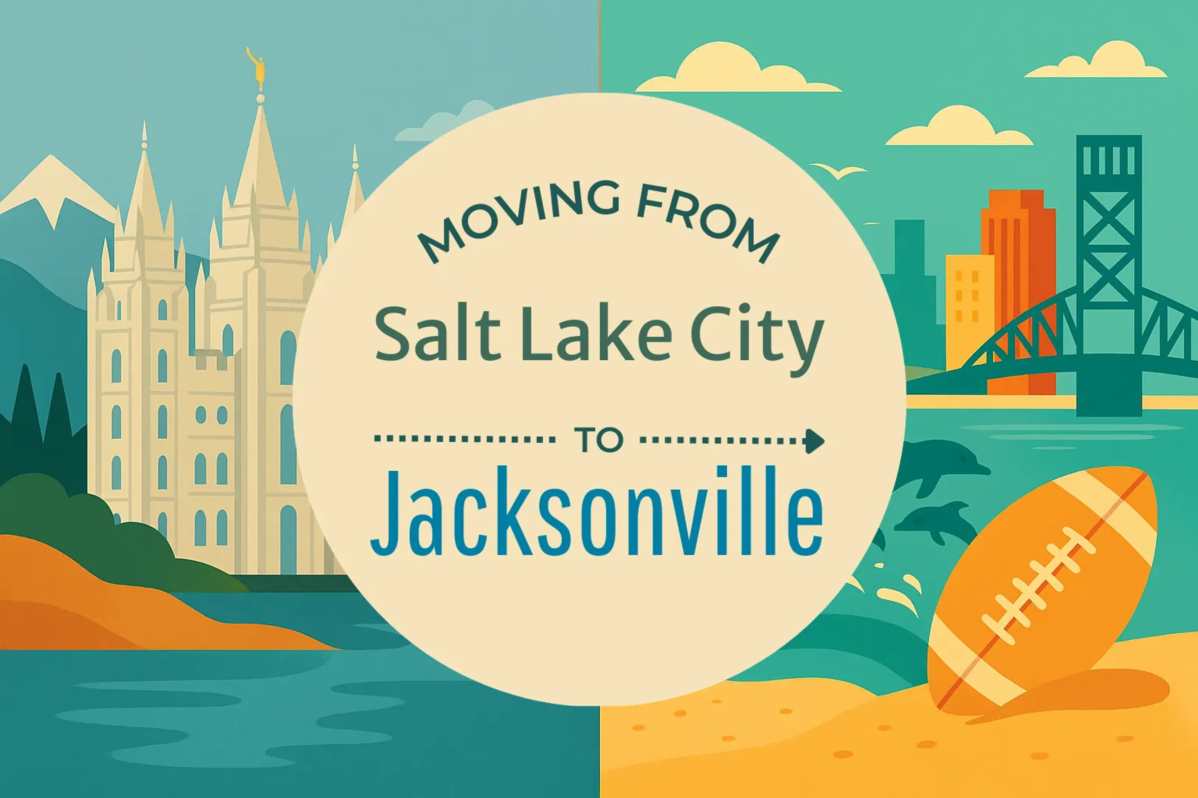 Side-by-side comparison of Salt Lake City to Jacksonville moving companies