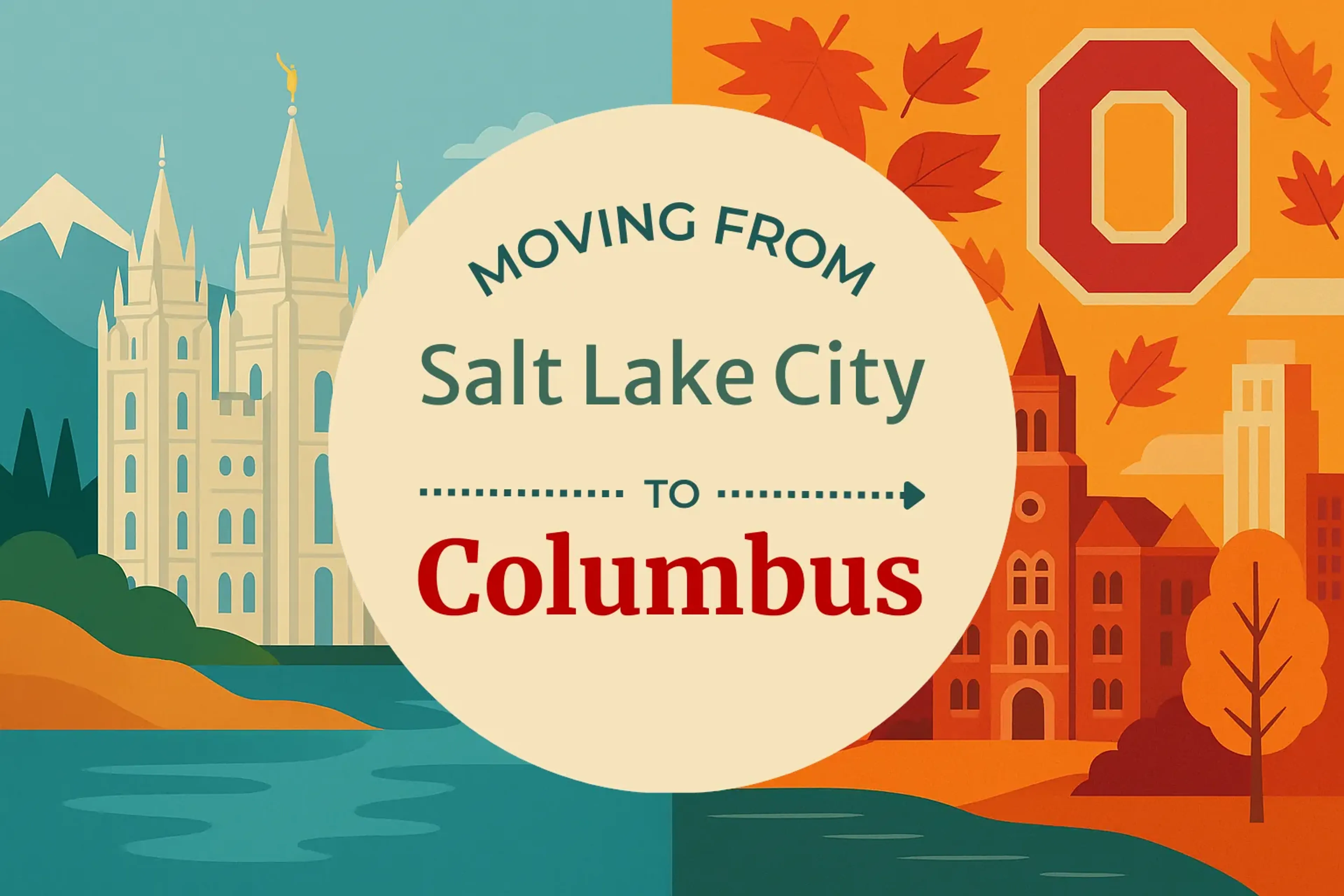 Side-by-side comparison of Salt Lake City to Columbus moving companies