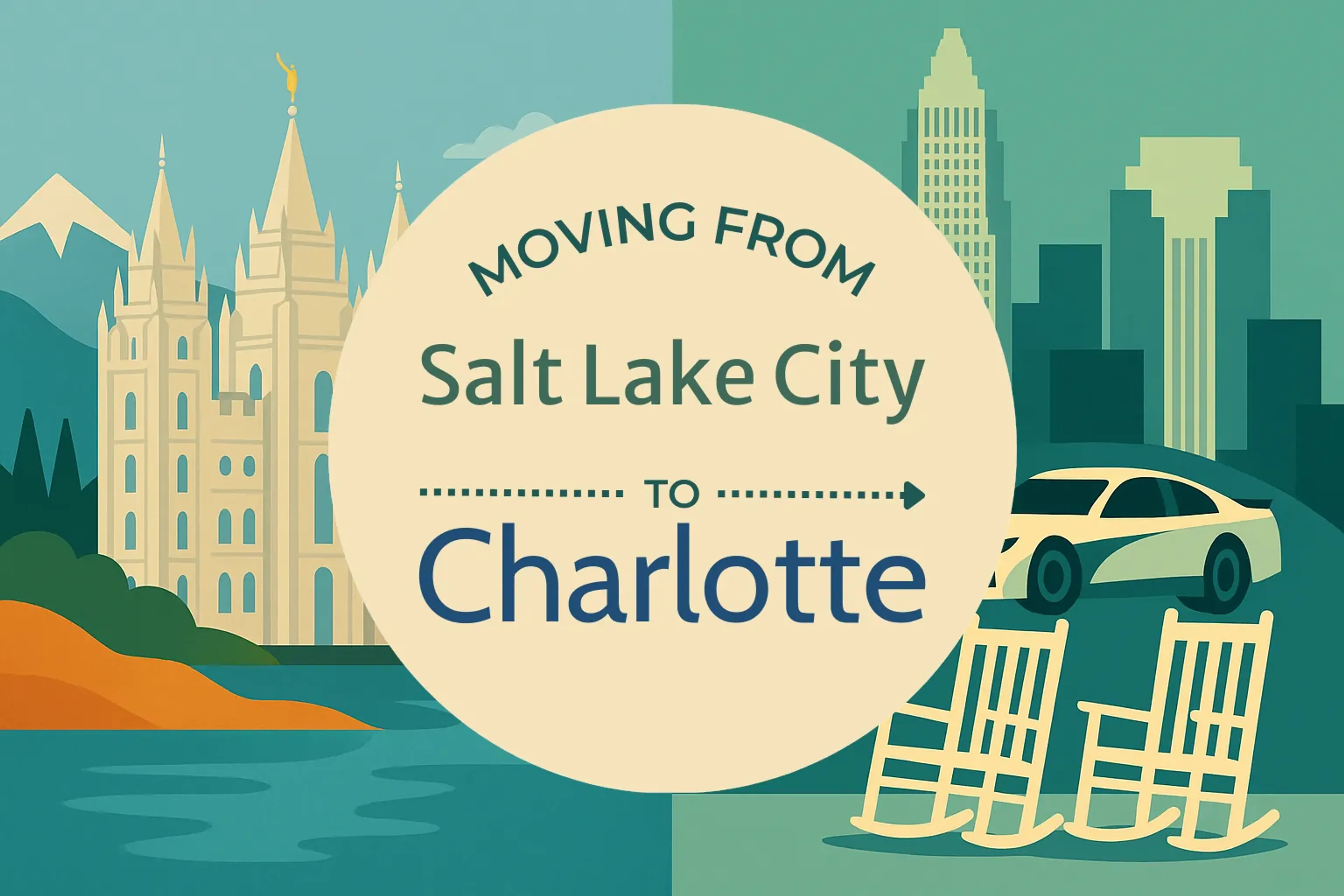 Side-by-side comparison of Salt Lake City to Charlotte moving companies