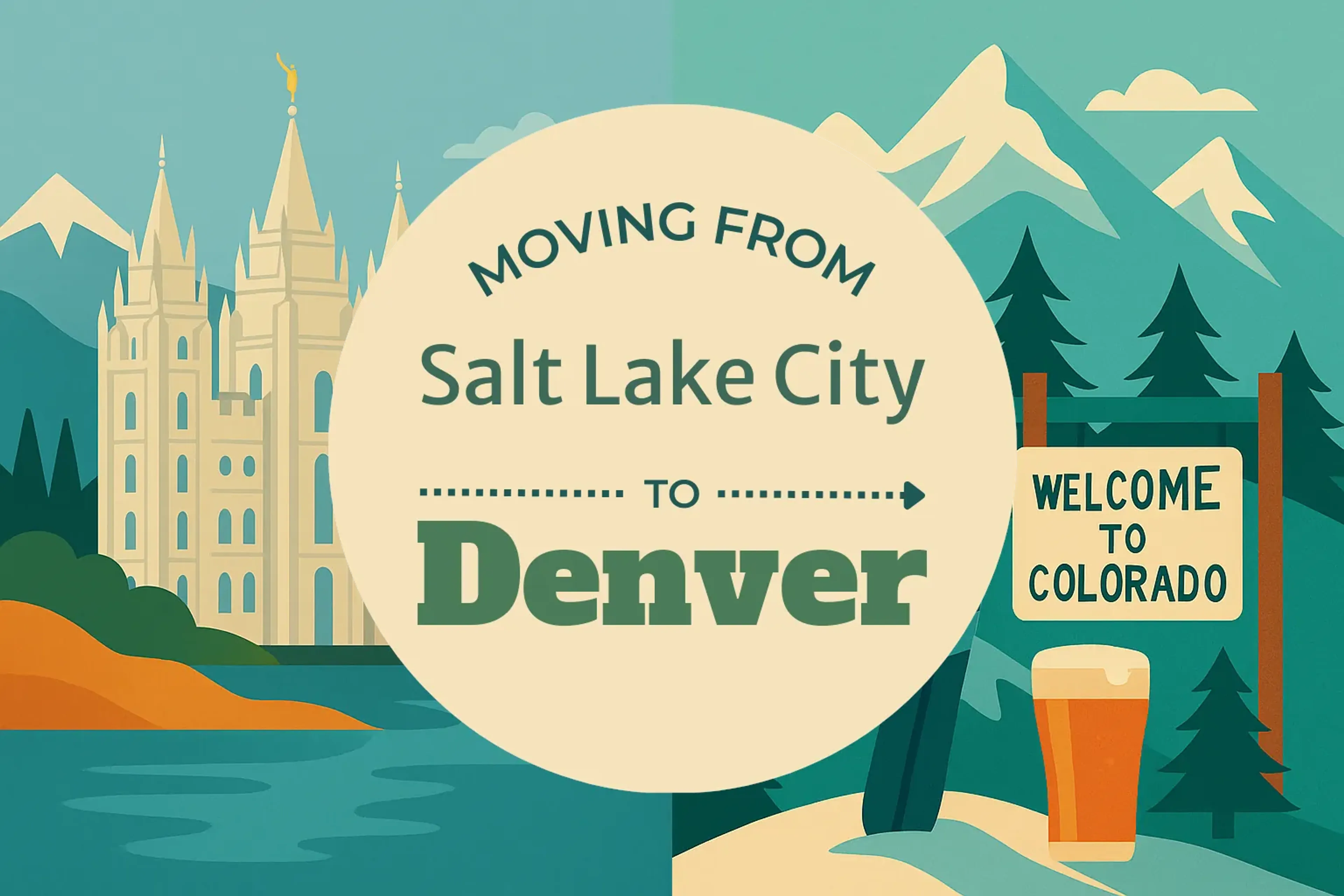 Side-by-side comparison of Salt Lake City to Denver moving companies