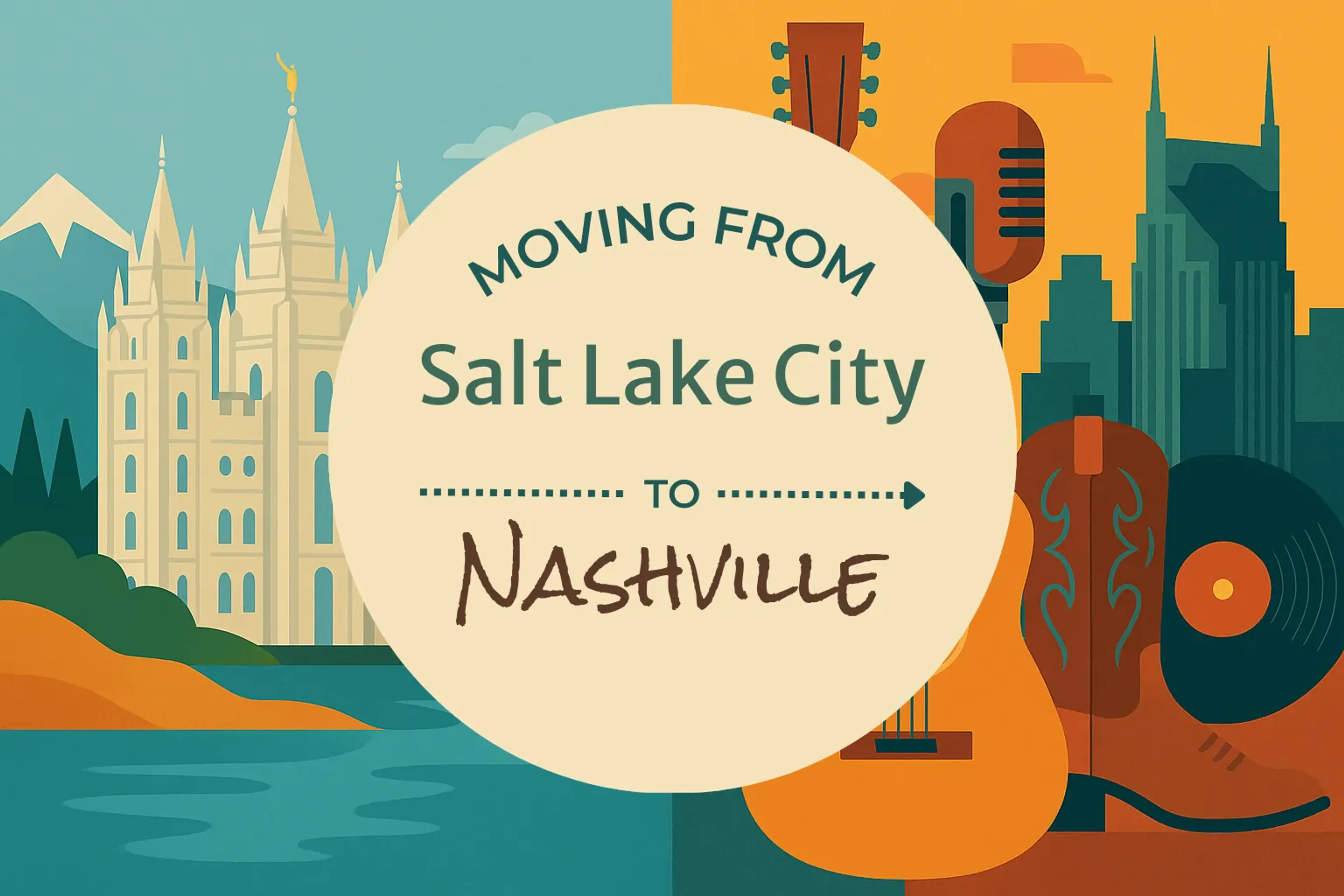 Side-by-side comparison of Salt Lake City to Nashville moving companies