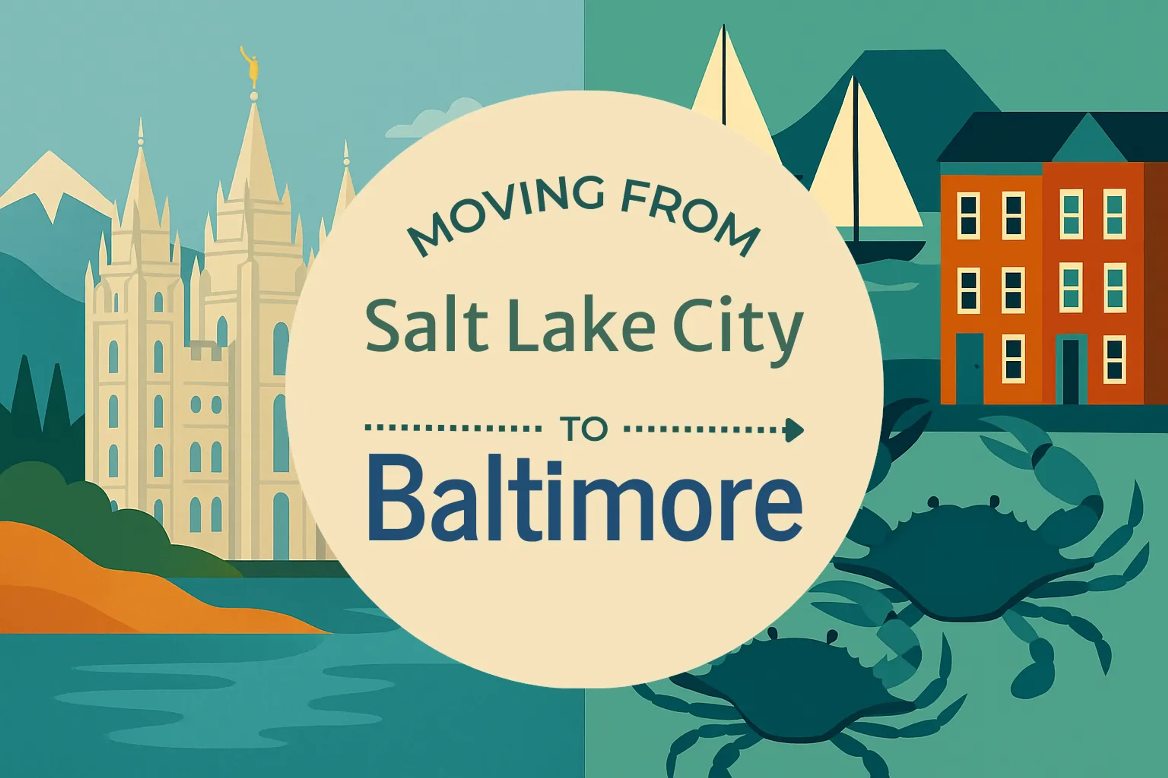 Side-by-side comparison of Salt Lake City to Baltimore moving companies
