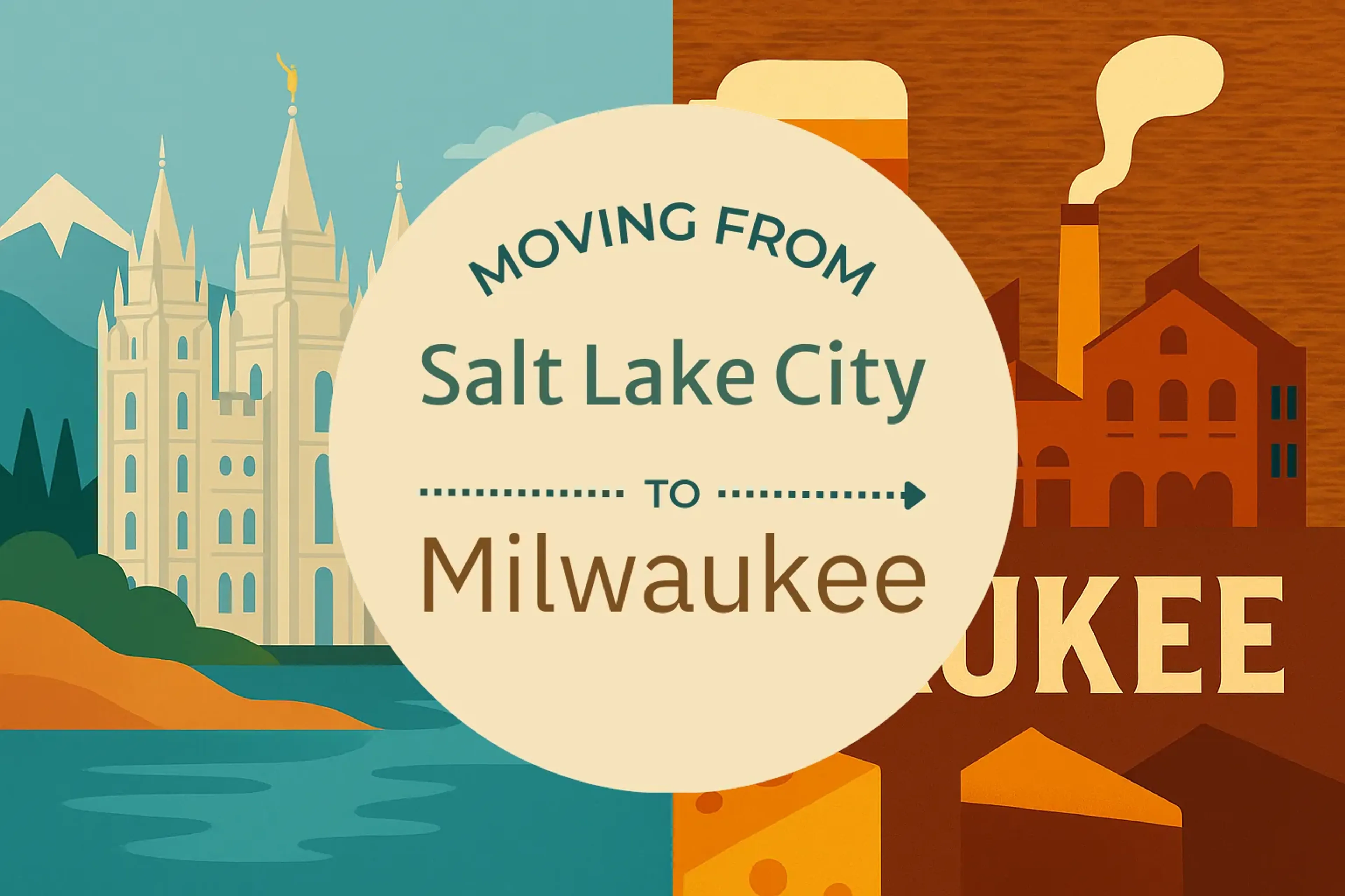 Side-by-side comparison of Salt Lake City to Milwaukee moving companies