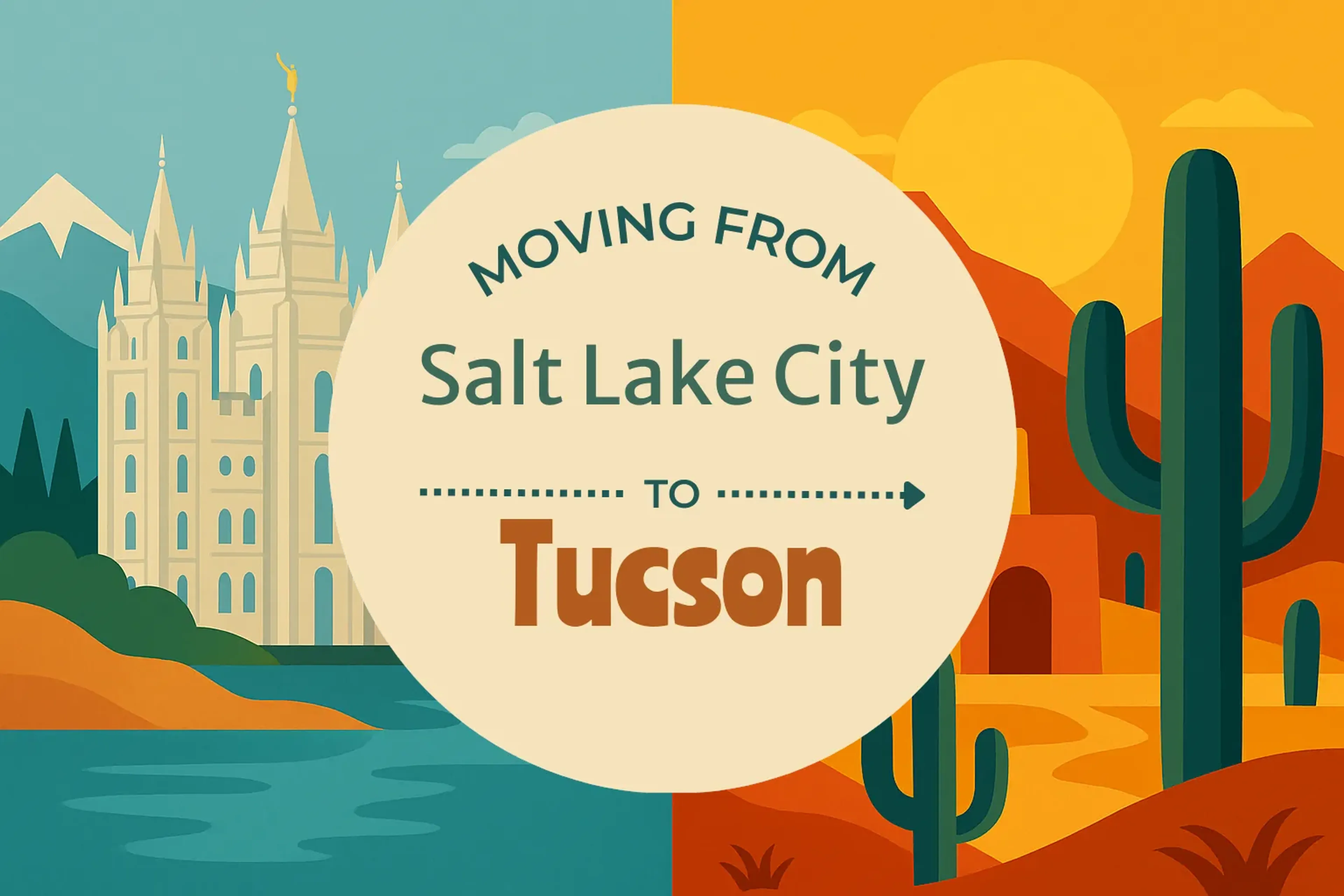 Side-by-side comparison of Salt Lake City to Tucson moving companies
