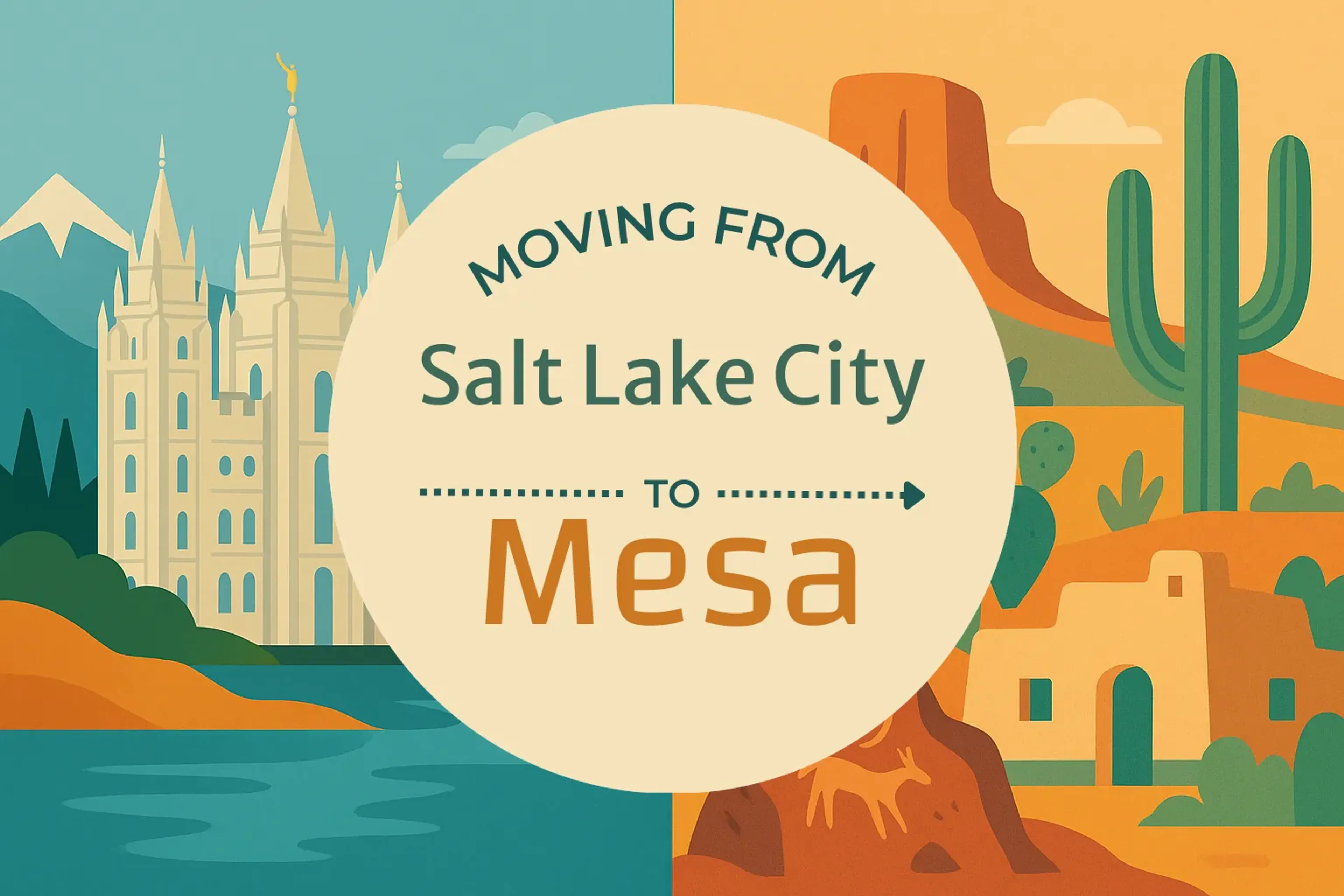 Side-by-side comparison of Salt Lake City to Mesa moving companies