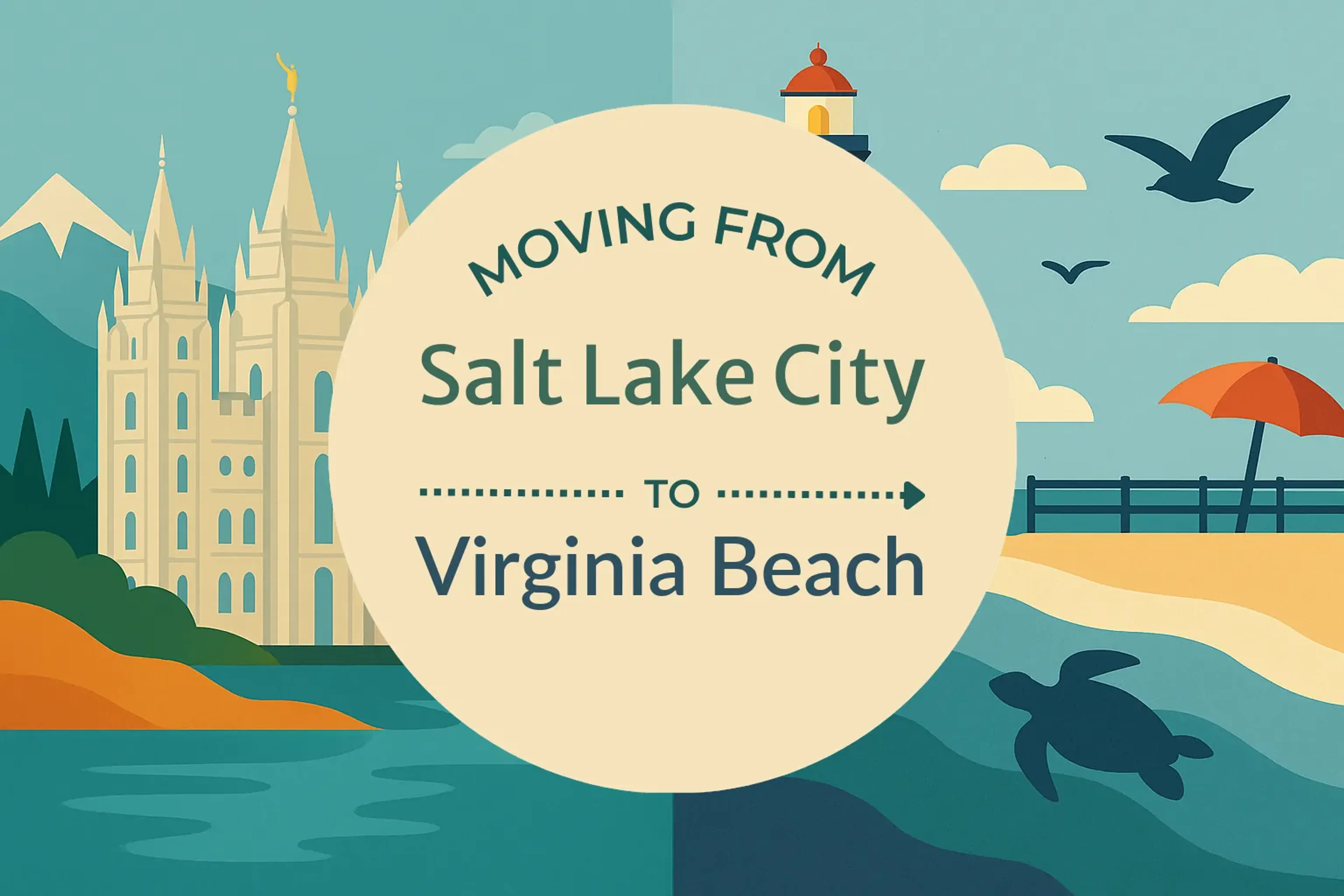 Side-by-side comparison of Salt Lake City to Virginia Beach moving companies