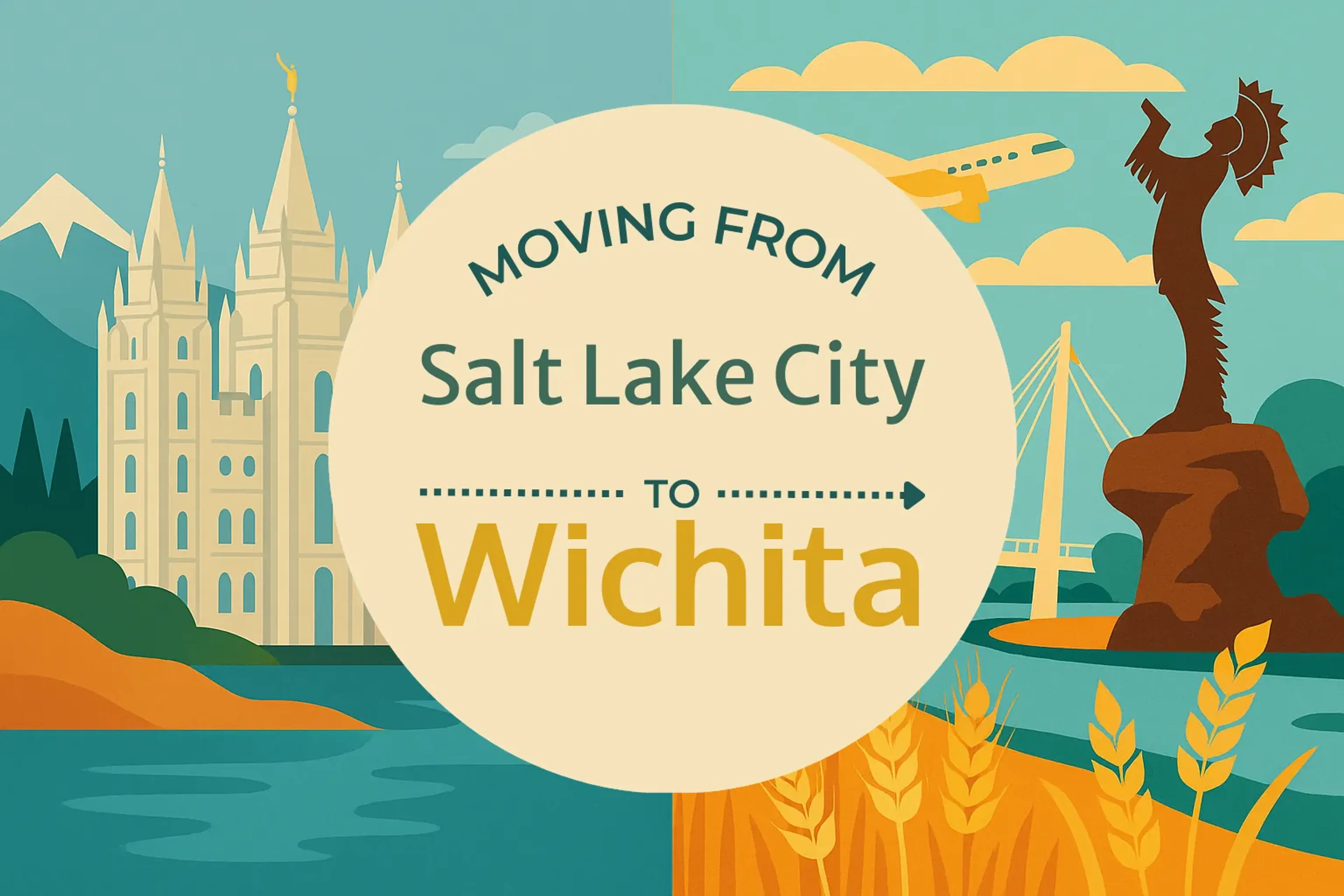 Side-by-side comparison of Salt Lake City to Wichita moving companies