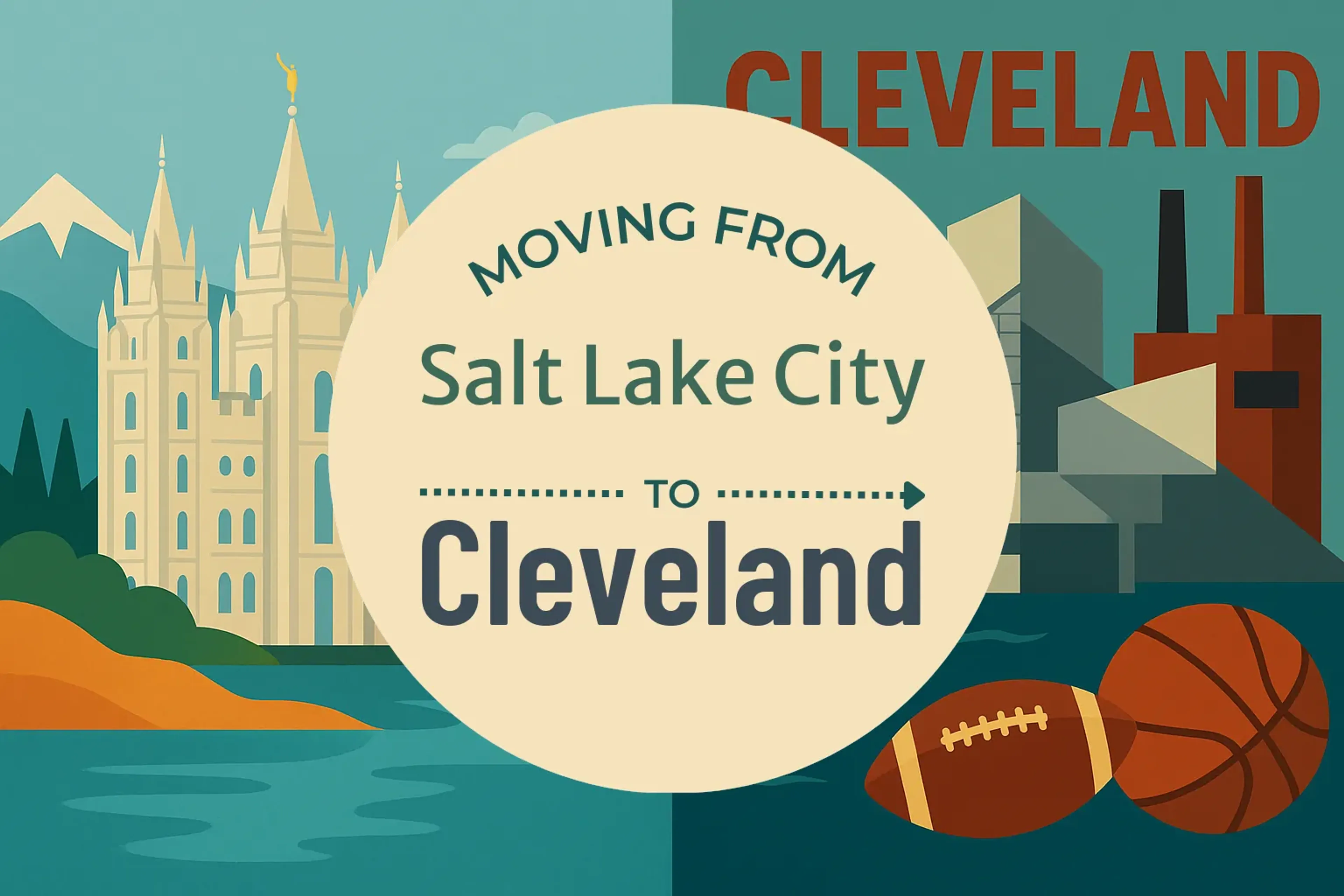 Side-by-side comparison of Salt Lake City to Cleveland moving companies