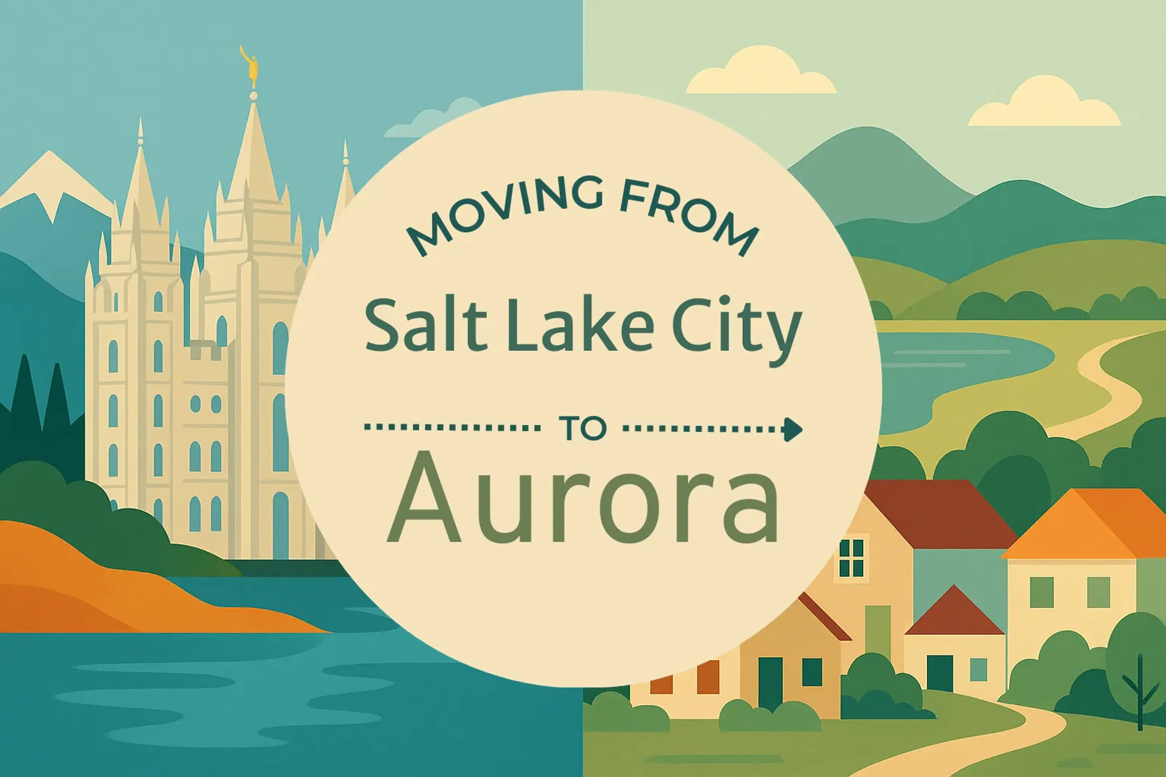 Side-by-side comparison of Salt Lake City to Aurora moving companies