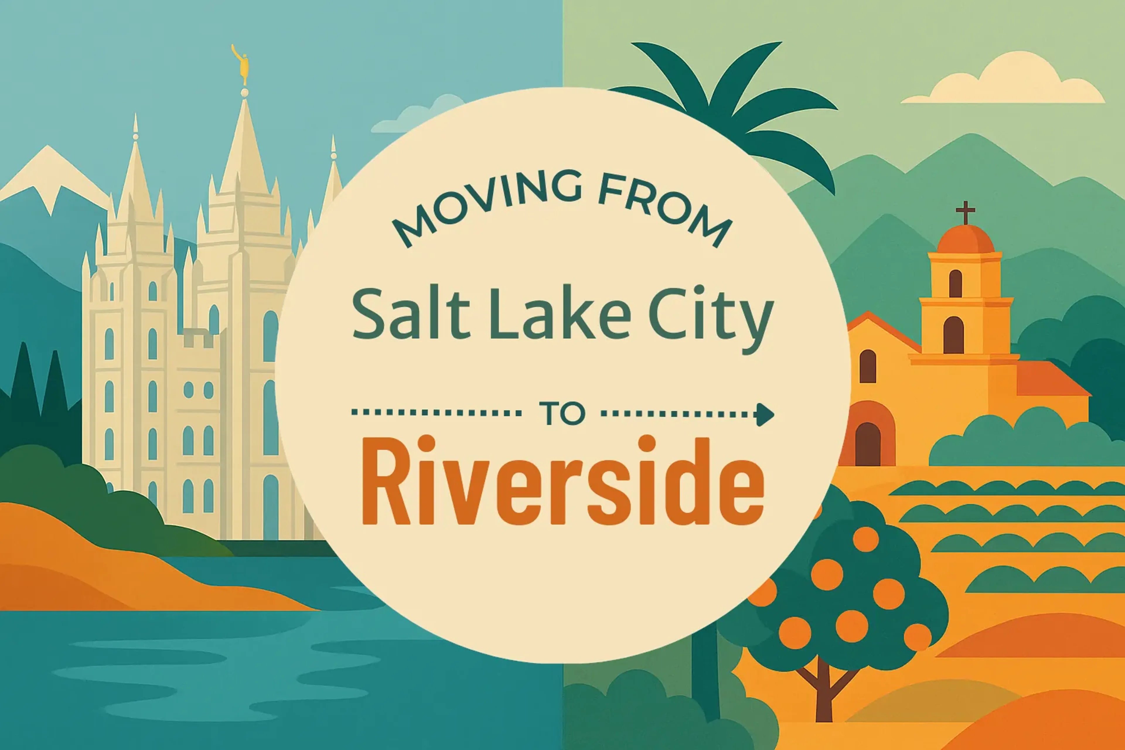 Side-by-side comparison of Salt Lake City to Riverside moving companies